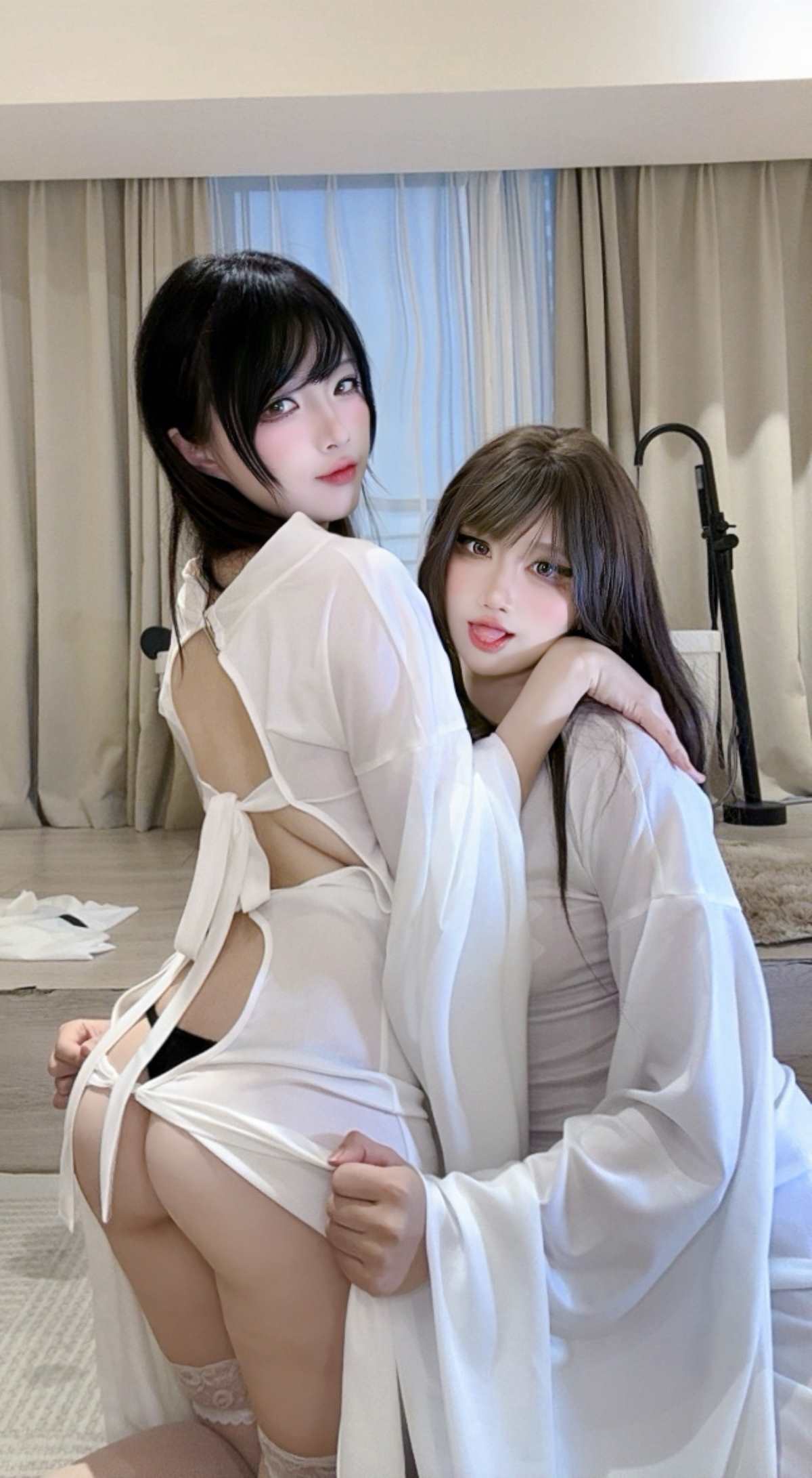 九曲Jean & 二佐Nisa – 幽灵娘 Cosplay-第1张