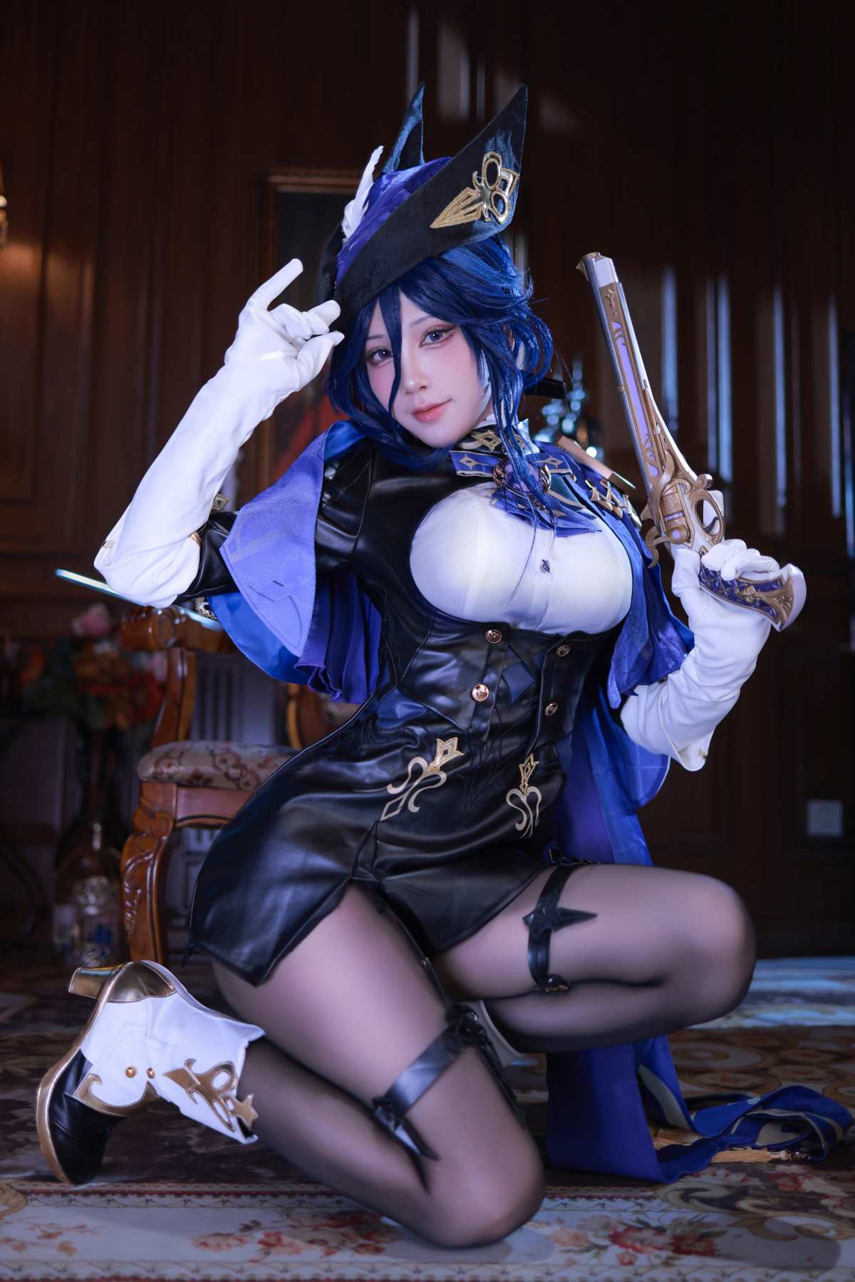 水淼aqua – 原神 克洛琳德 Cosplay-第1张