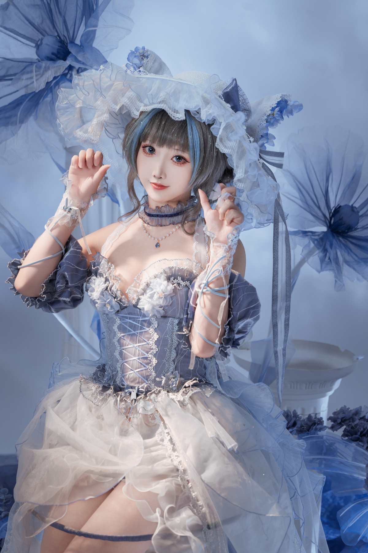面饼仙儿 – 碧蓝航线 柴郡礼服 Cosplay-第1张