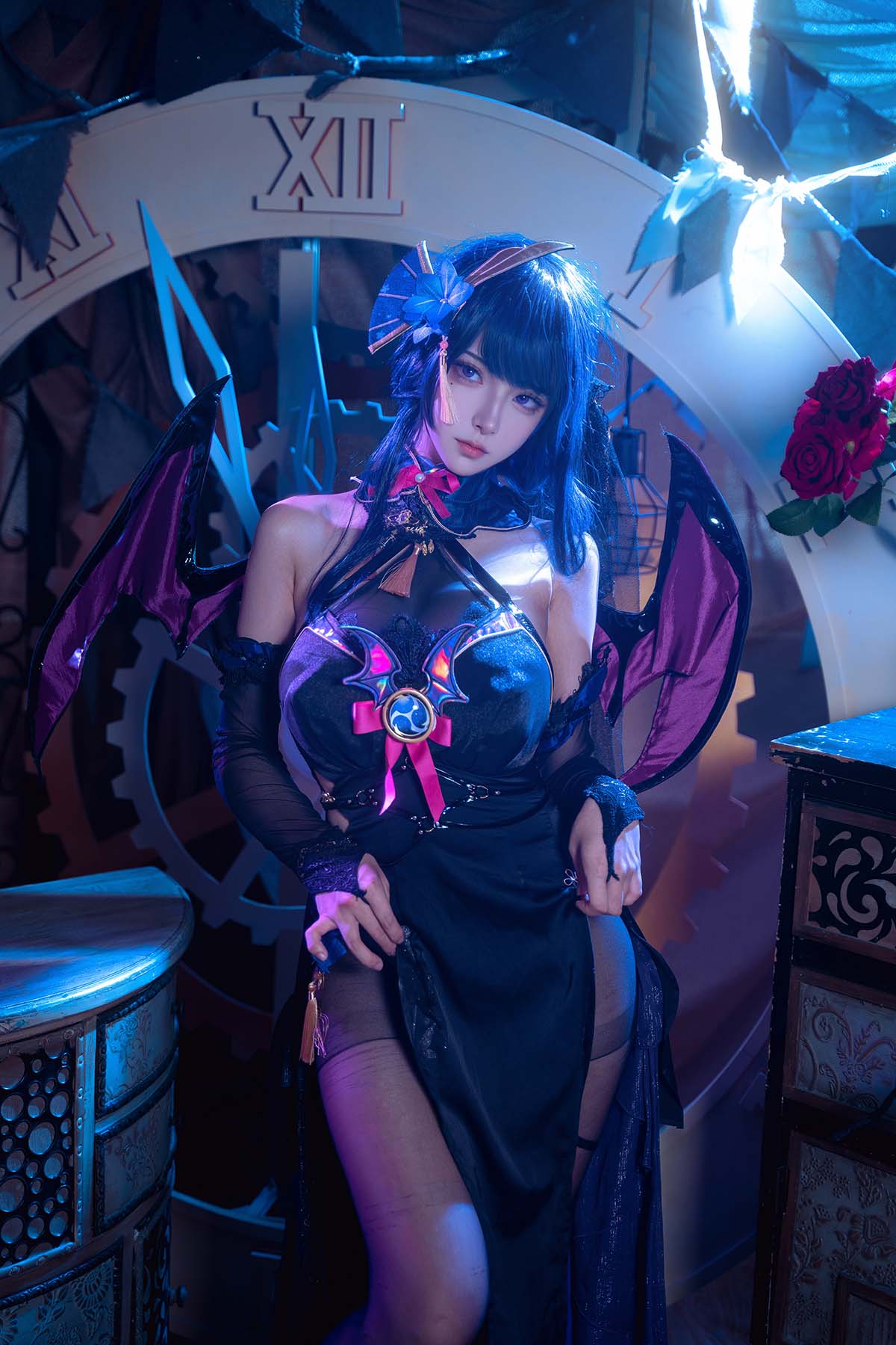 Seya-狮砸 – 雷电将军 魅魔 Cosplay-第1张