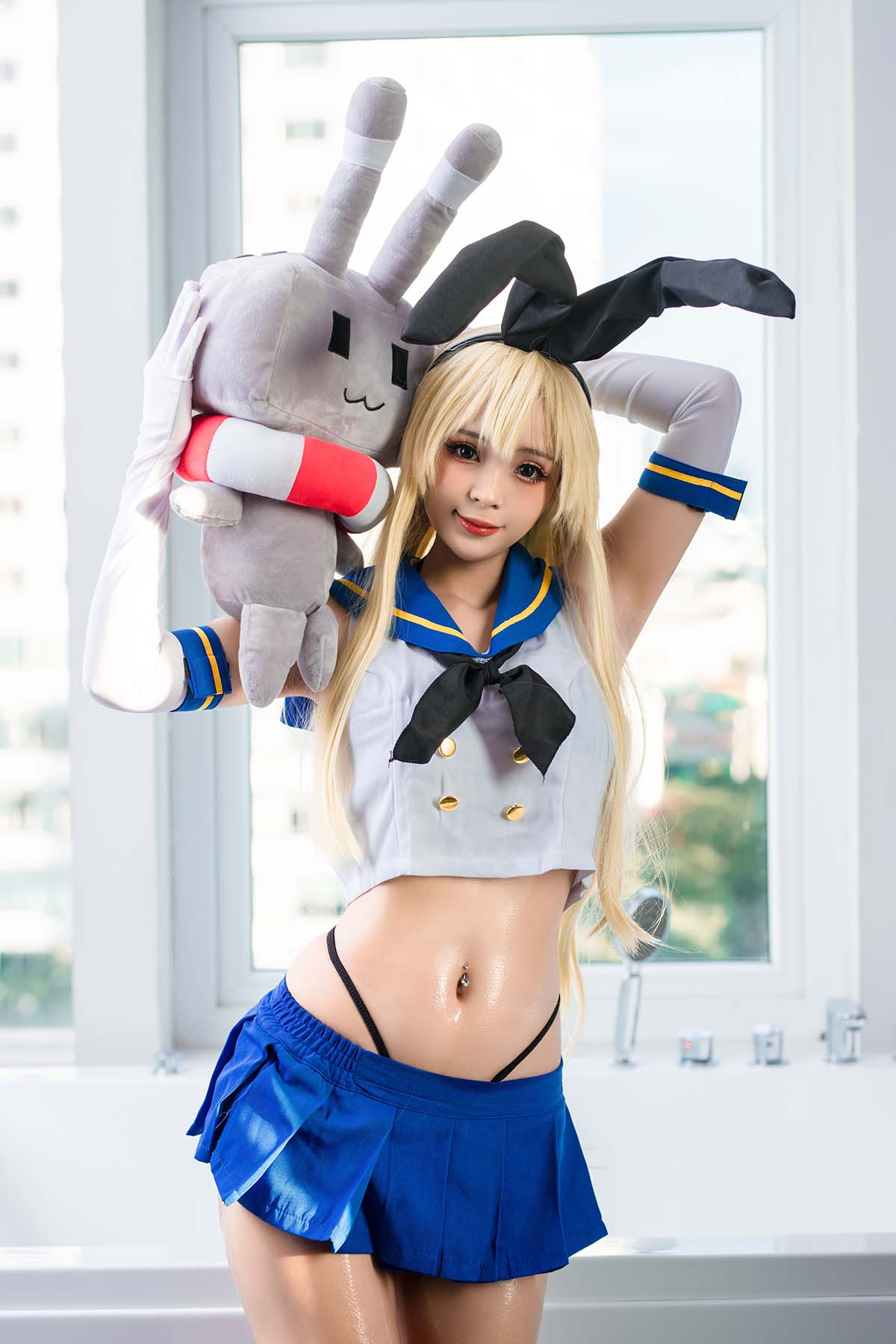 Umeko J – Shimakaze Cosplay-第1张