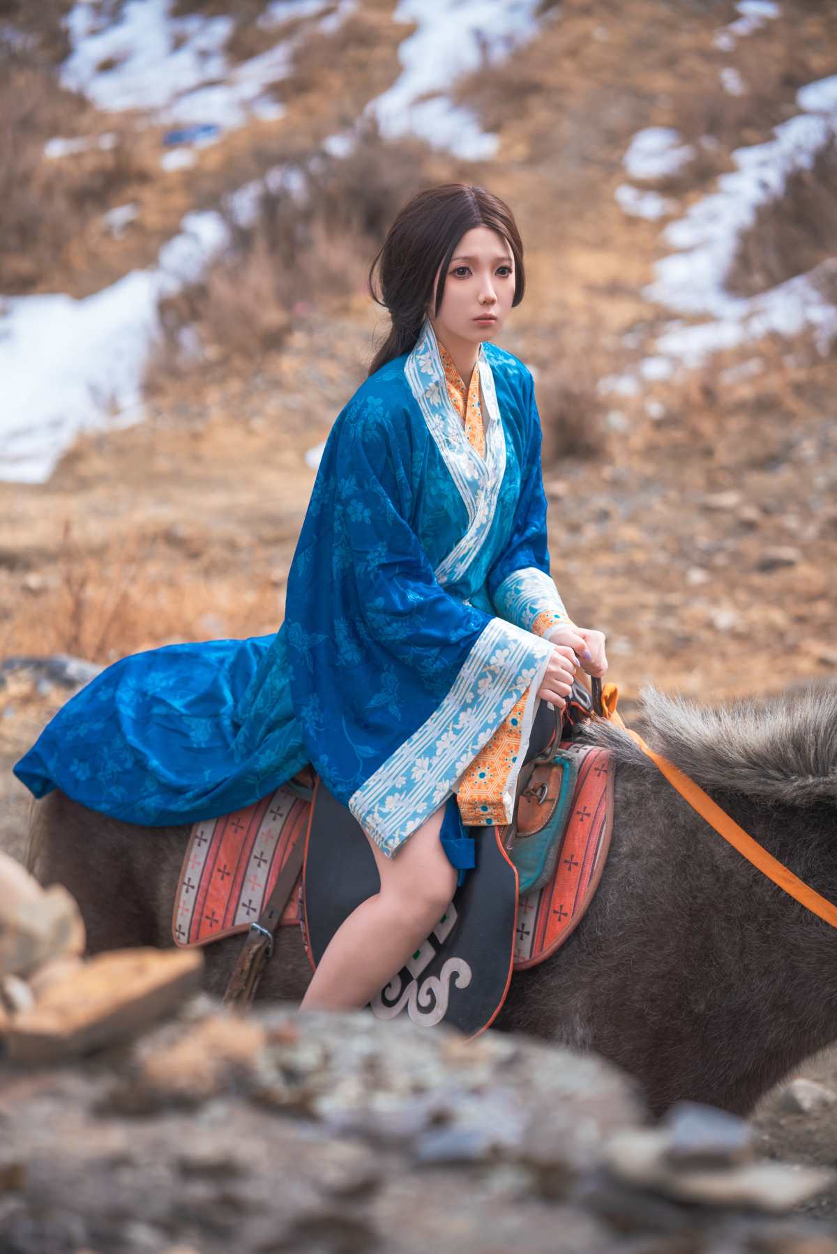 小和甜酒 – 骑马 亡国公主 Cosplay-第1张