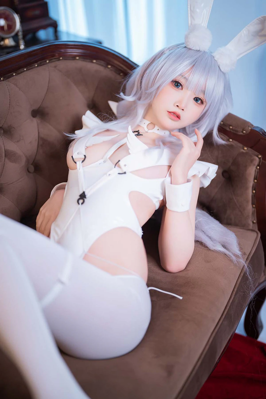 面饼仙儿 – 碧蓝航线 恶毒兔女郎 Cosplay-第1张