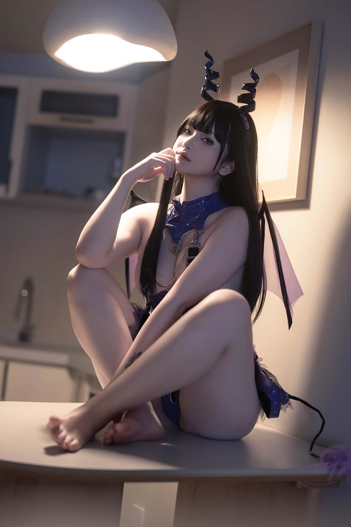 屿鱼 – 凋零月影 Cosplay-第1张