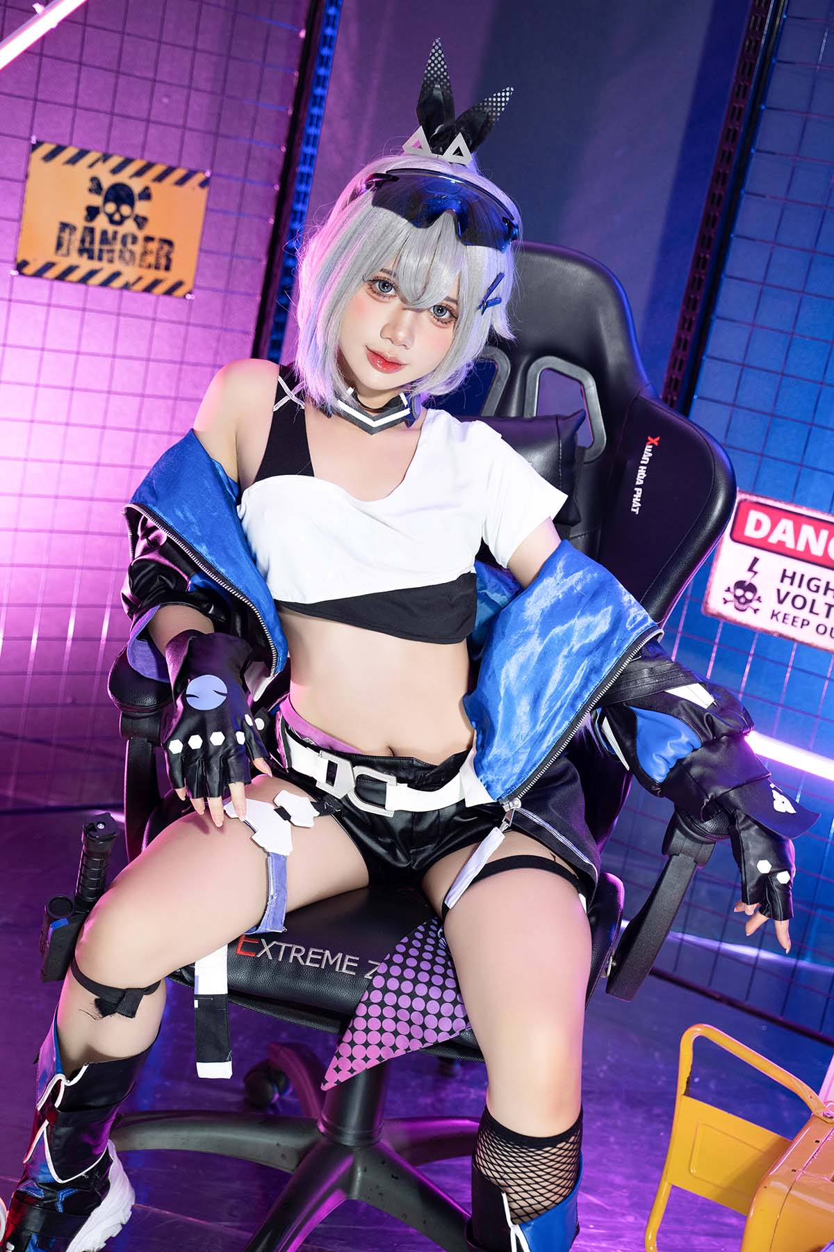 PoppaChan – SilverWolf Cosplay-第1张