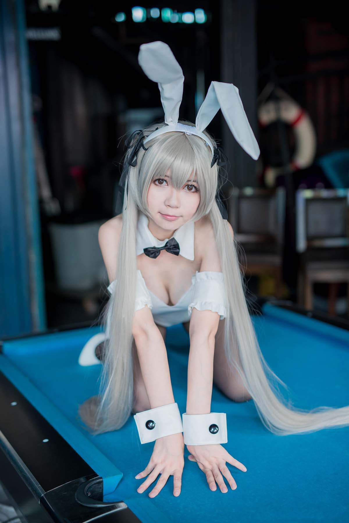 白金Saki写真 – 五更琉璃 校服 Cosplay-第1张