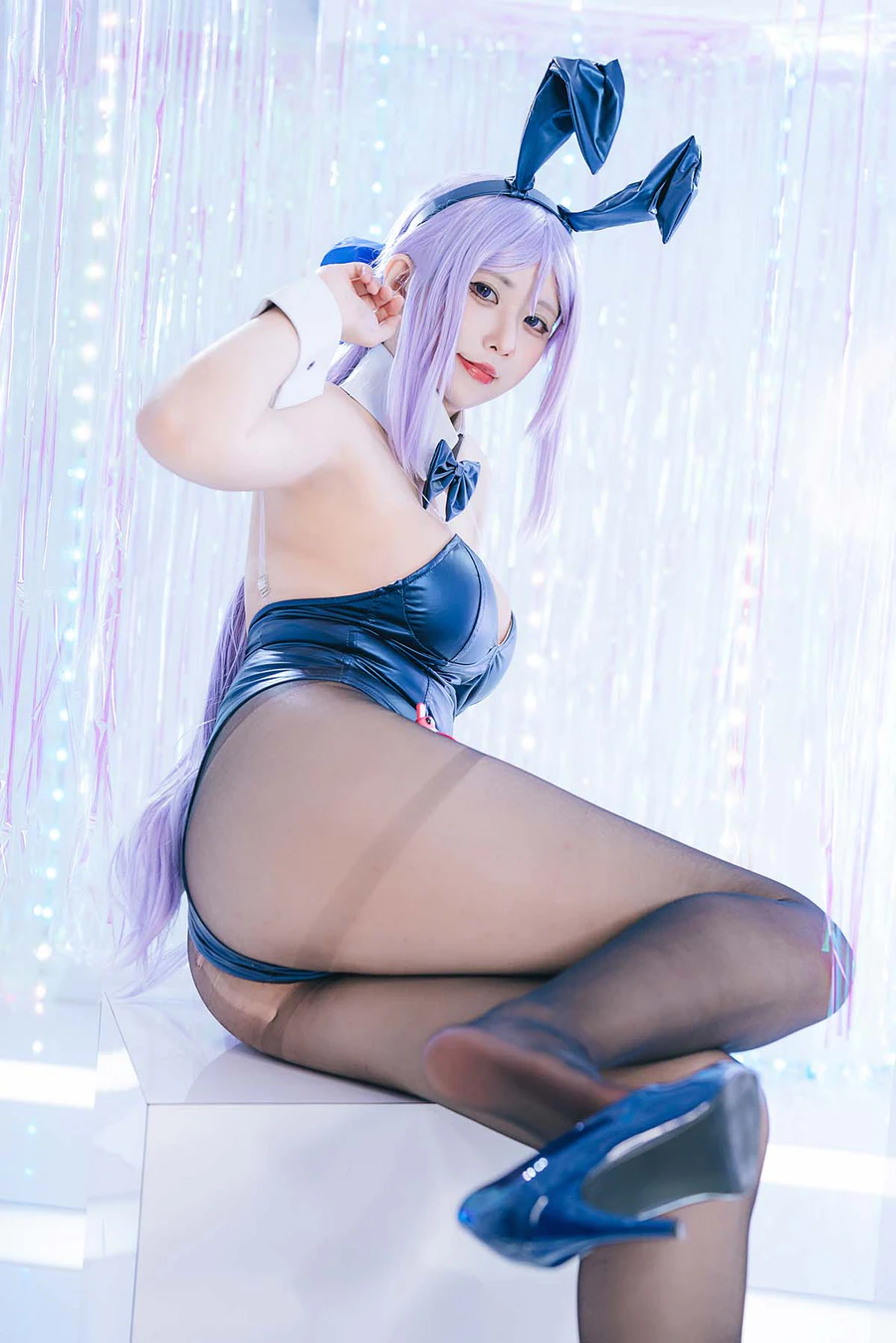 小空sora – 碧蓝档案 飞鸟马时 兔女郎 Cosplay-第1张