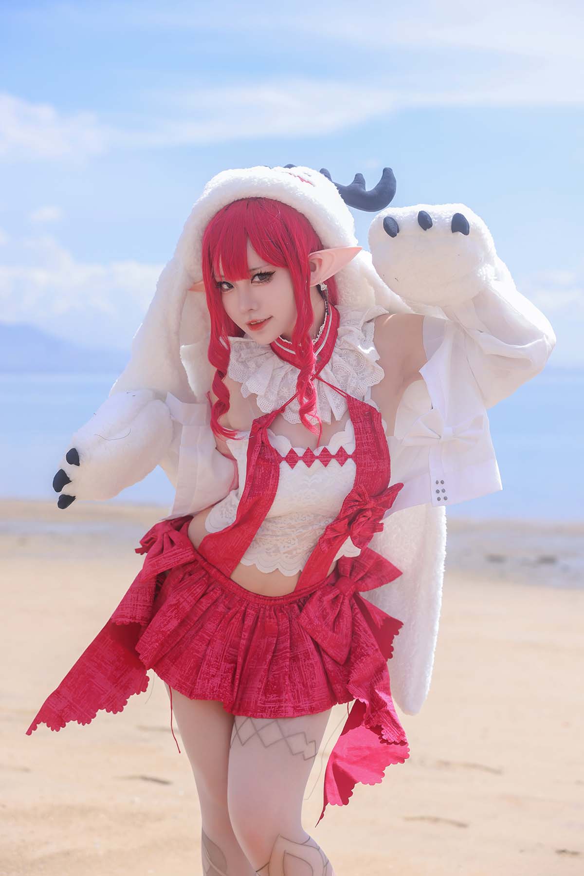 G44不会受伤 – 米可科尔 芭万希 妖精骑士崔斯坦 Cosplay-第1张
