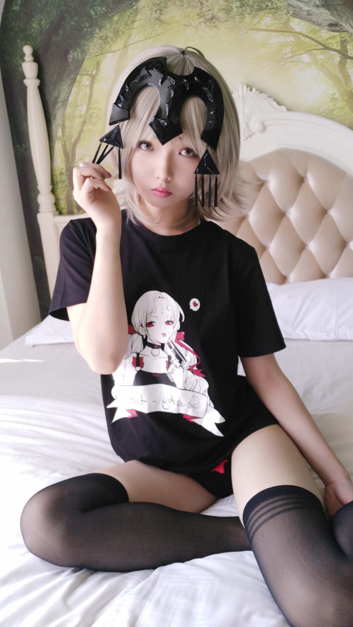 雯妹 – 黑贞德穹妹 Cosplay-第1张