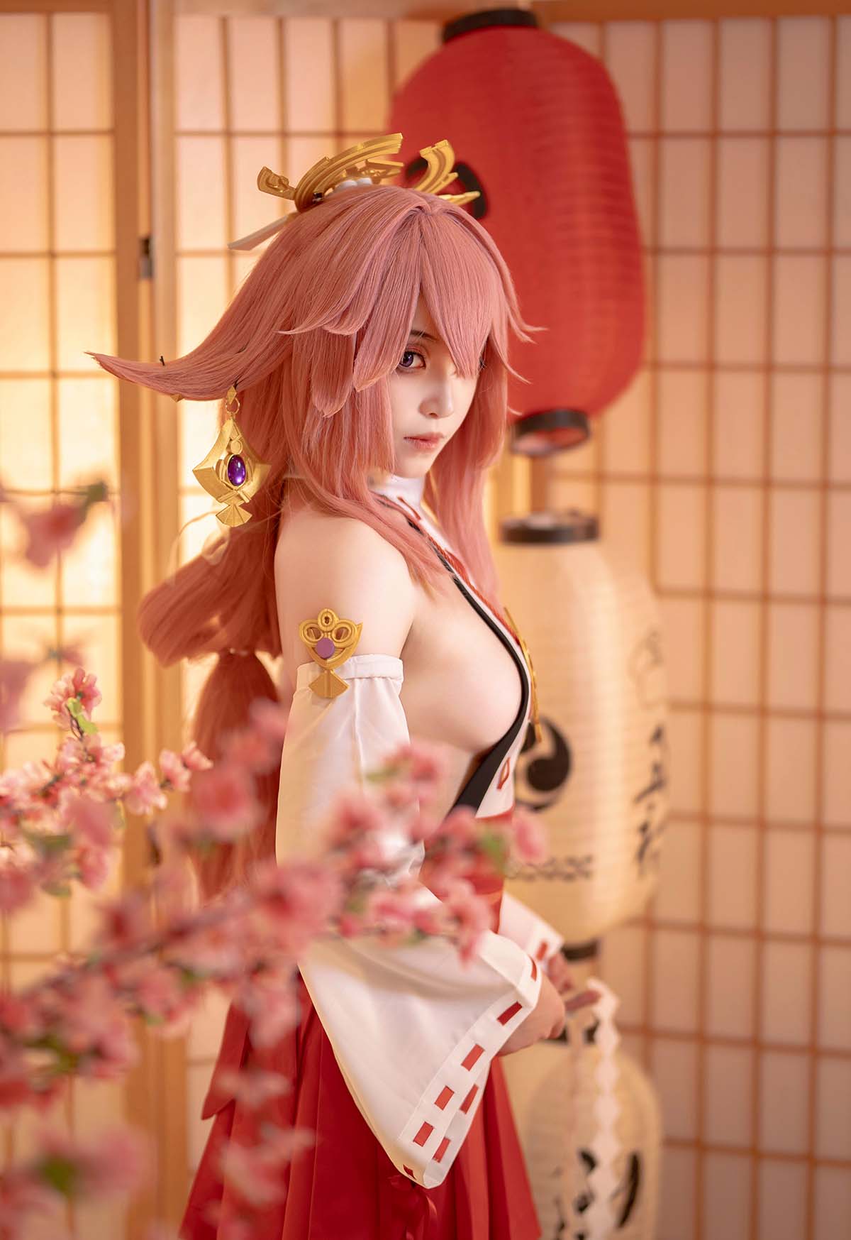 Bangni邦尼 – 原神 八重神子 Cosplay-第1张