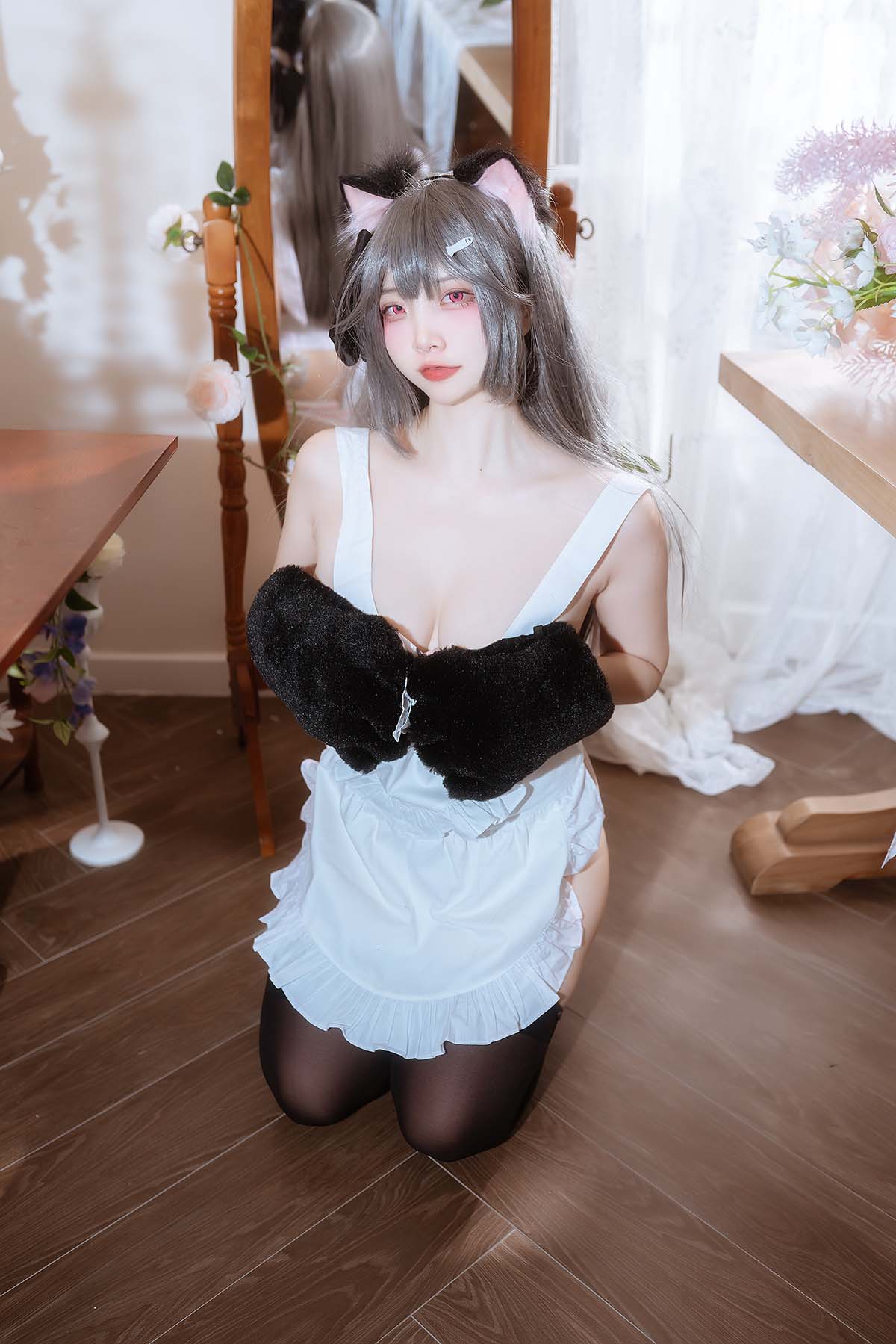 二佐Nisa – 碧蓝水星纪念围裙 Cosplay-第1张