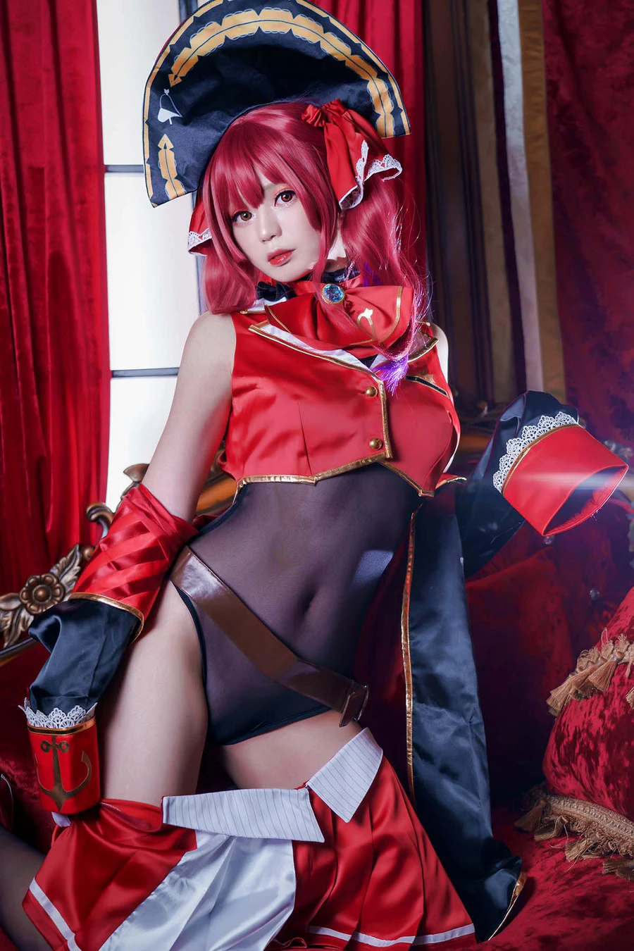 雪貓Yuki – Houshou Marine Cosplay-第1张