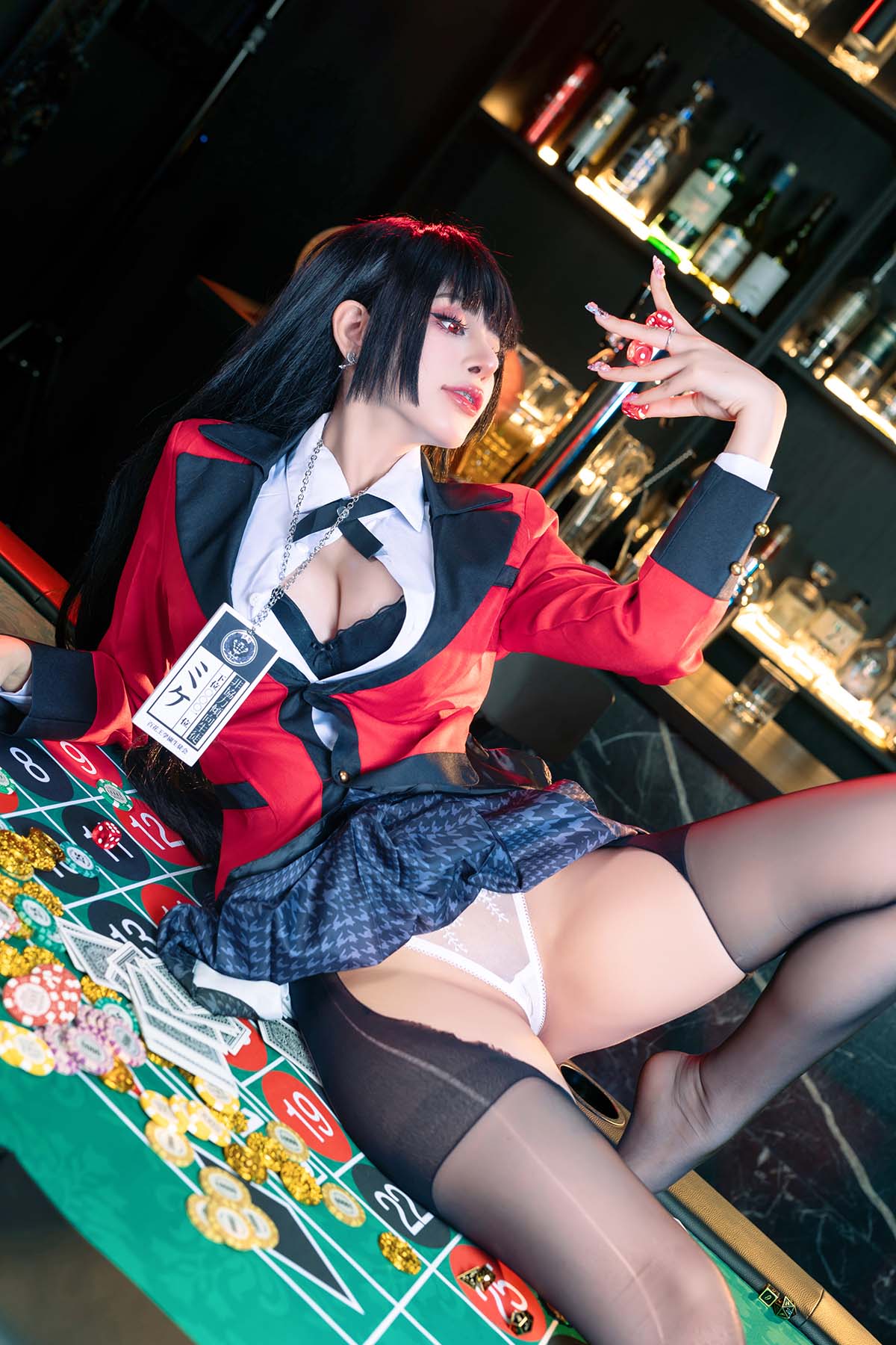 日本性感萝莉Byoru – Yumeko Jabami (Kakegurui) Cosplay-第1张