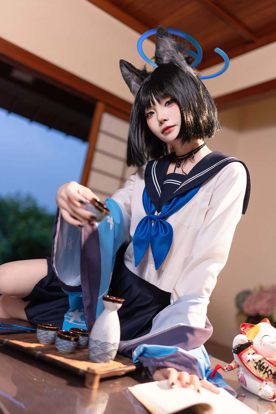 艾西aiwest – 桐生桔梗 Cosplay-第1张