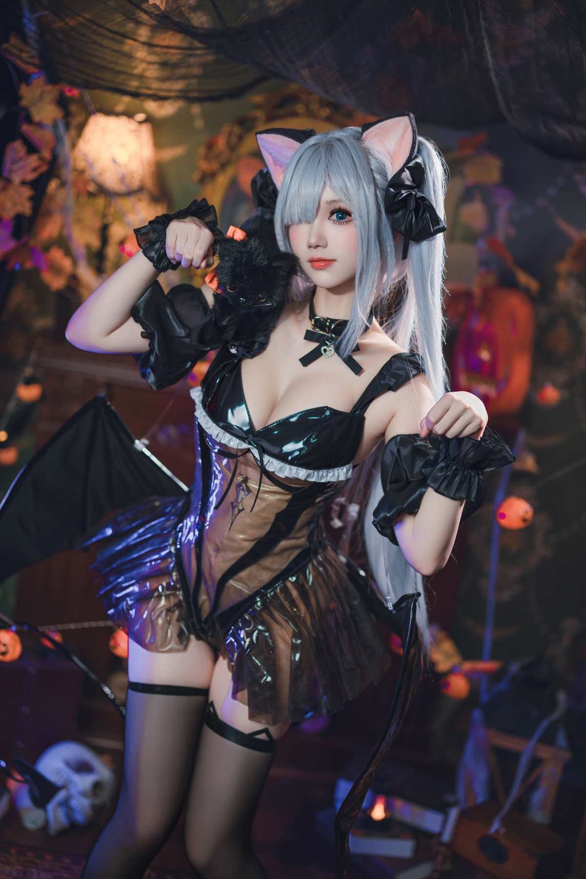 雪晴Astra – 万圣节 雅努斯 Cosplay-第1张