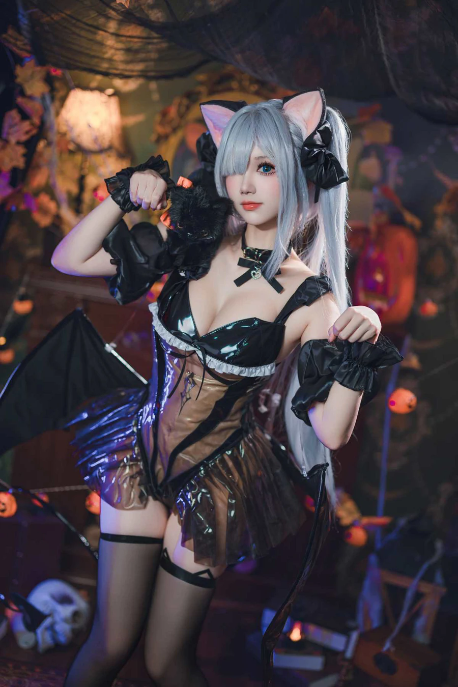 雪晴Astra – 万圣节 雅努斯 Cosplay-第1张