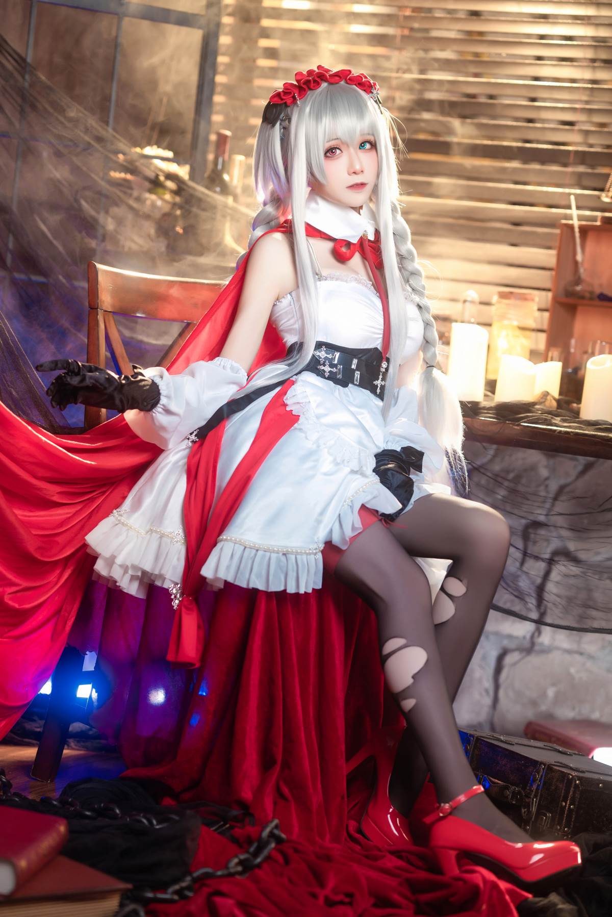 Tomoyo酱 – 碧蓝航线 埃尔宾小红帽 Cosplay-第1张
