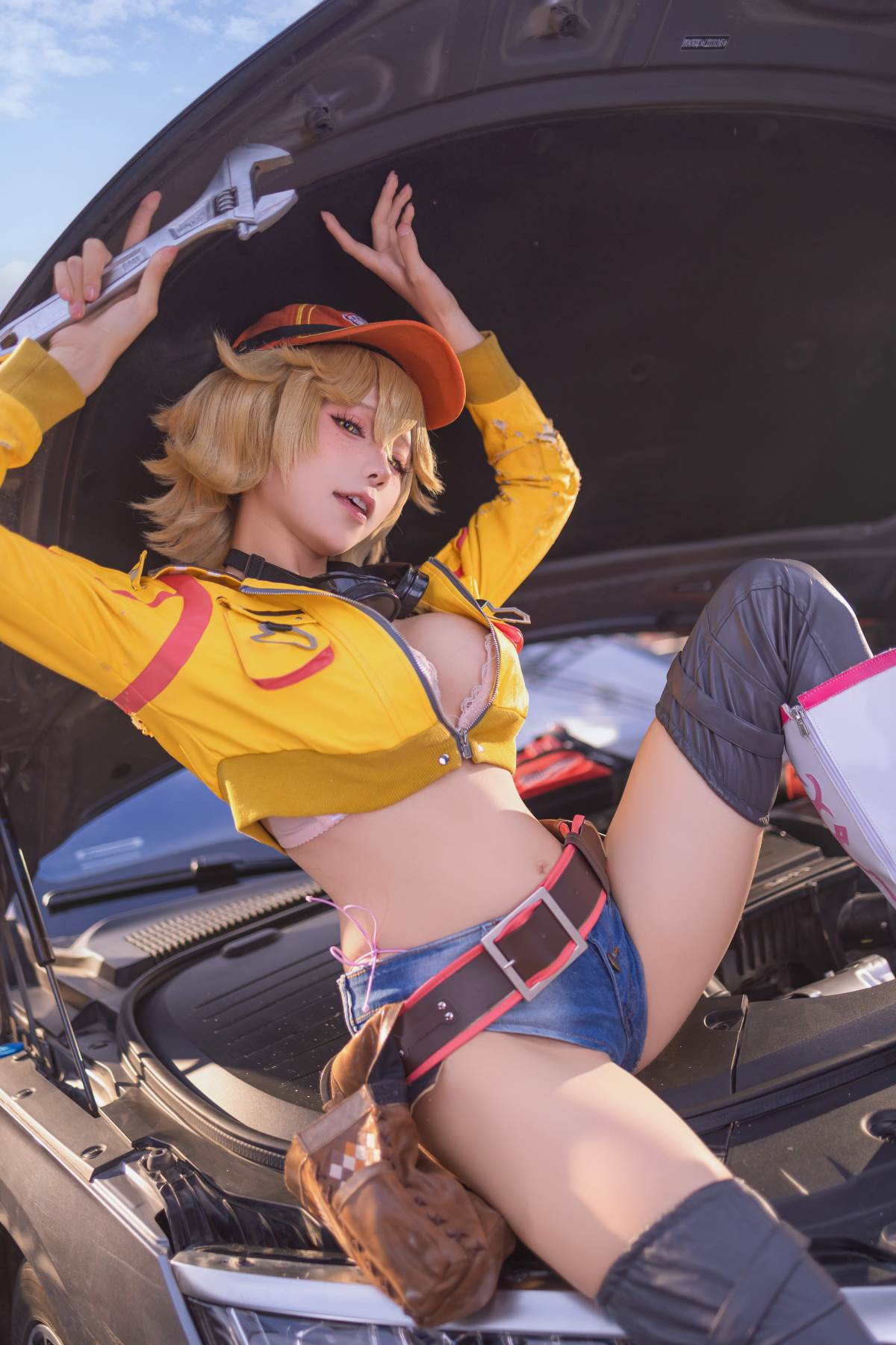 咬一口兔娘 – FF15-希德妮奥拉姆 Cosplay-第1张