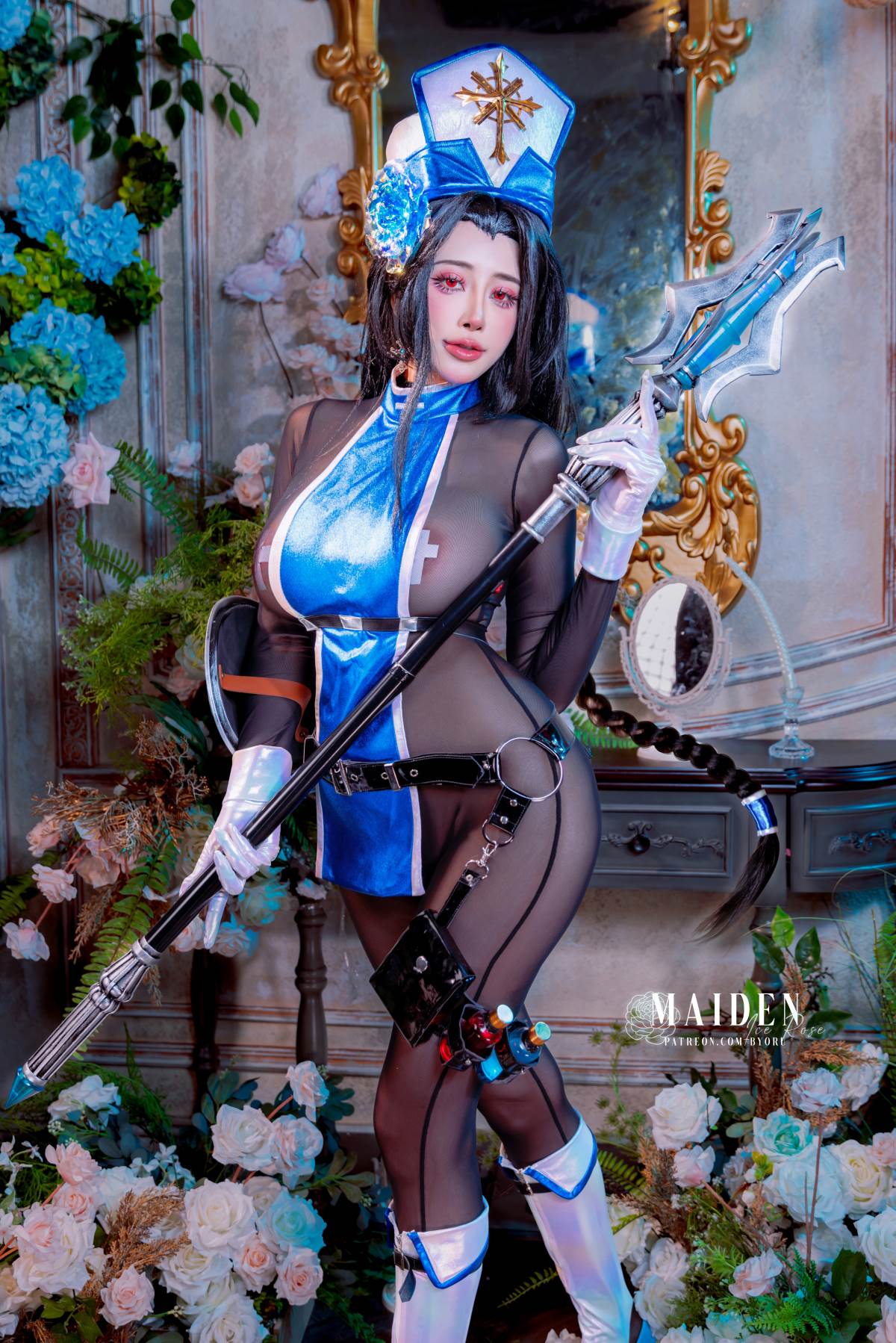 日本性感萝莉Byoru – Maiden Ice Rose Cosplay-第1张