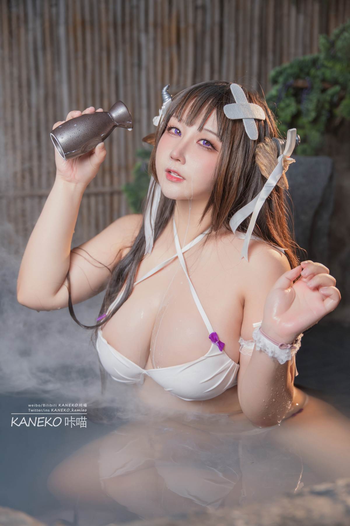 KANEKO_咔喵 – 樫野 泳装 Cosplay-第1张