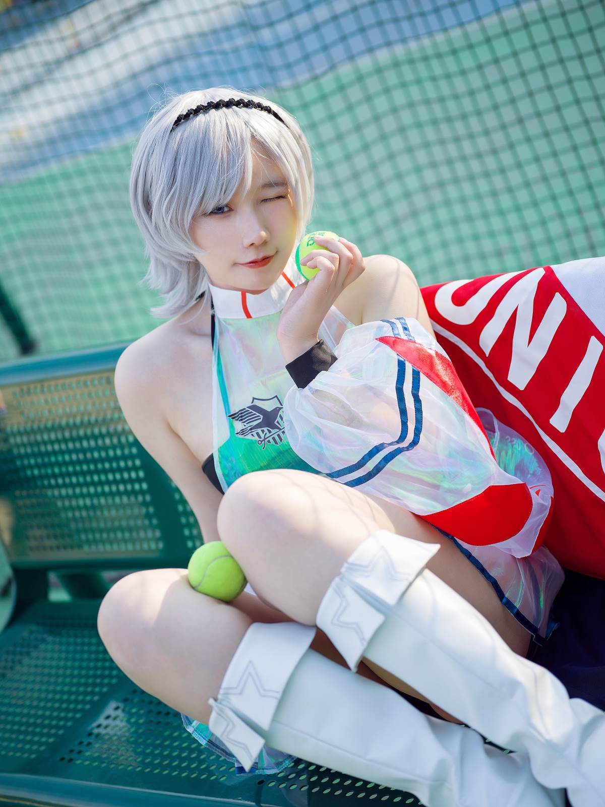 麻花麻花酱 – 啦啦队 Cosplay-第1张