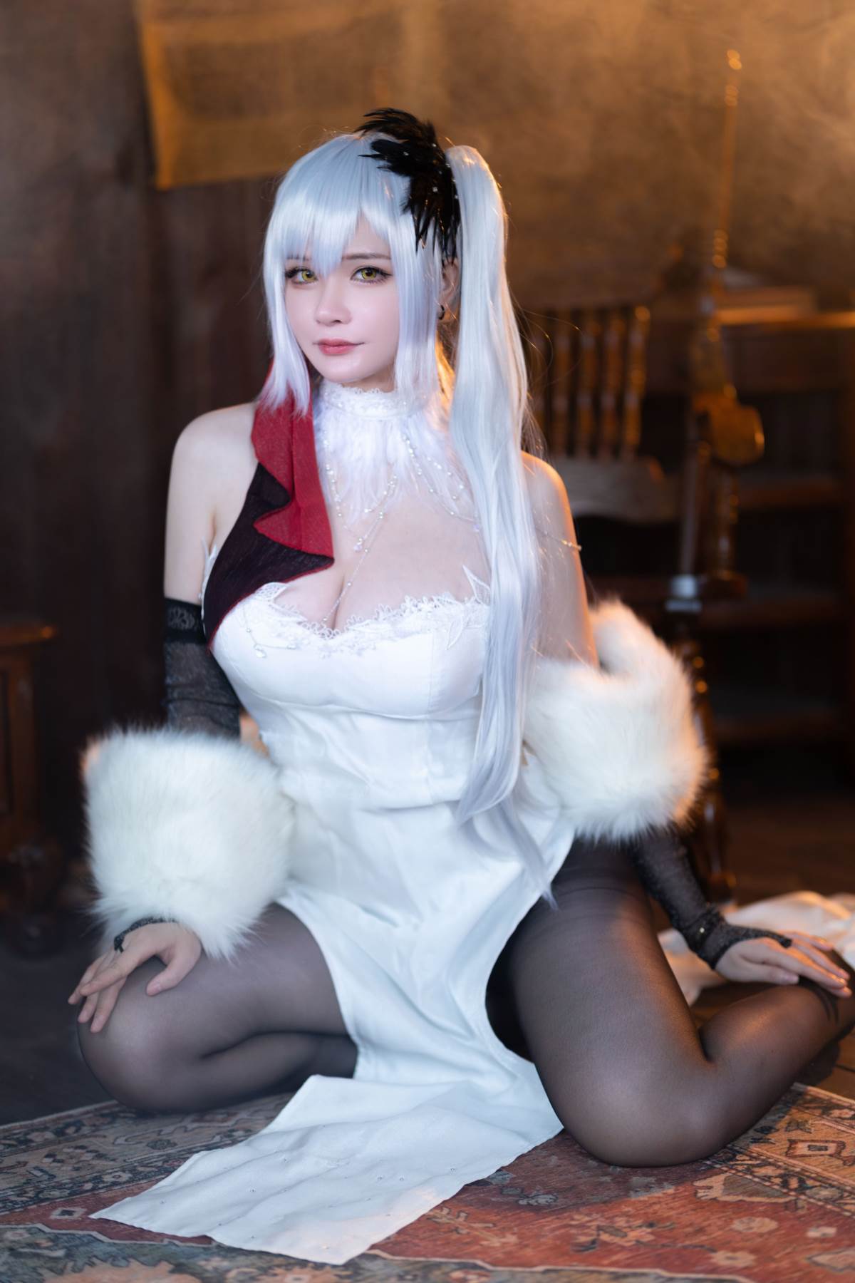 前羽_rr – 碧蓝航线 德雷克 Cosplay-第1张