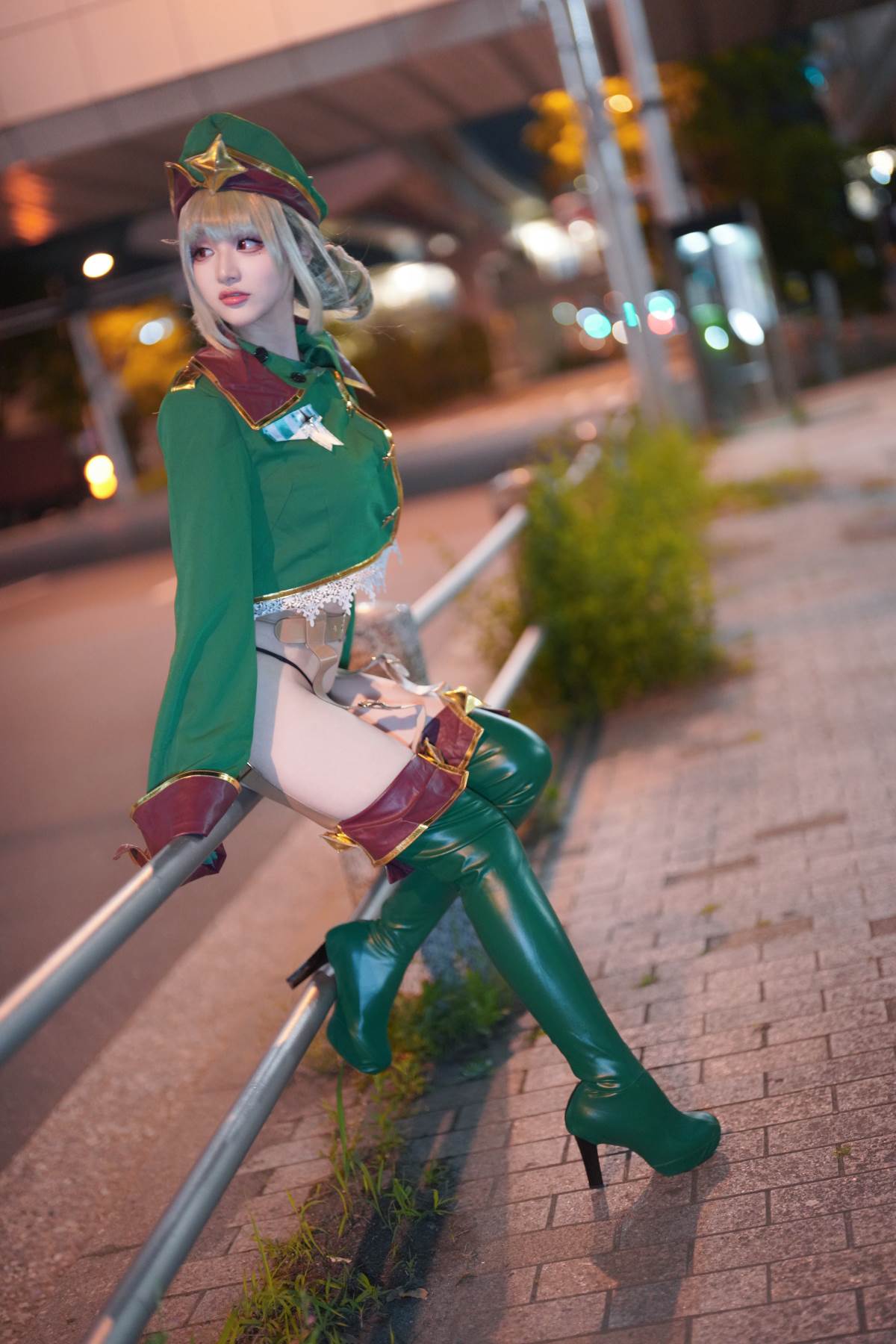 幼愛youmeko – 小琪舞豹式装甲 Cosplay-第1张