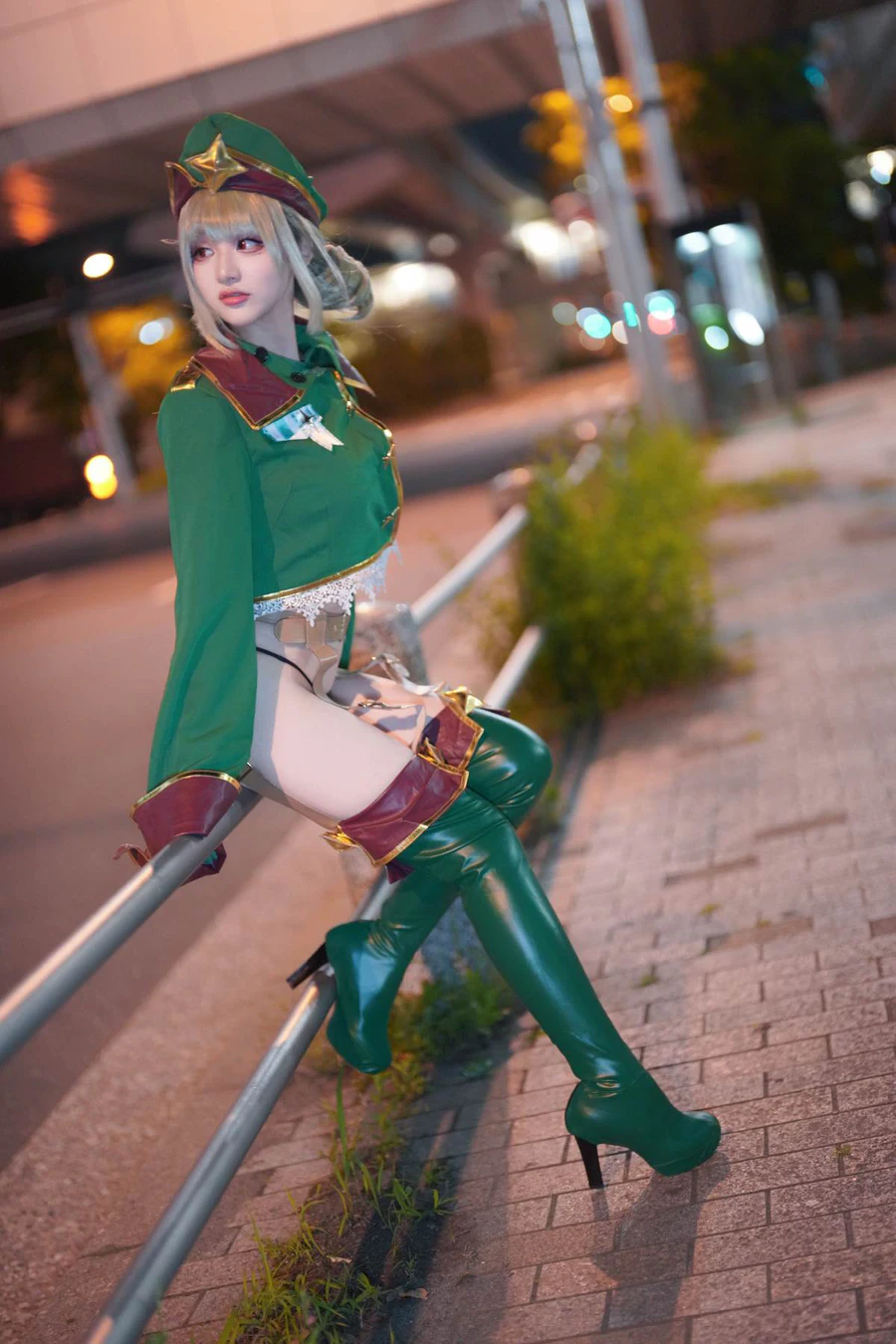 幼愛youmeko – 小琪舞豹式装甲 Cosplay-第1张