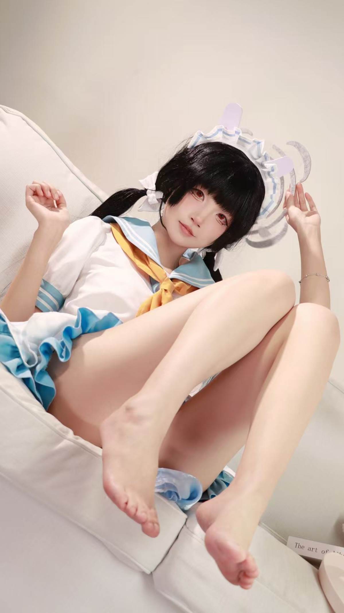 五更百鬼 – JK女仆 Cosplay-第1张