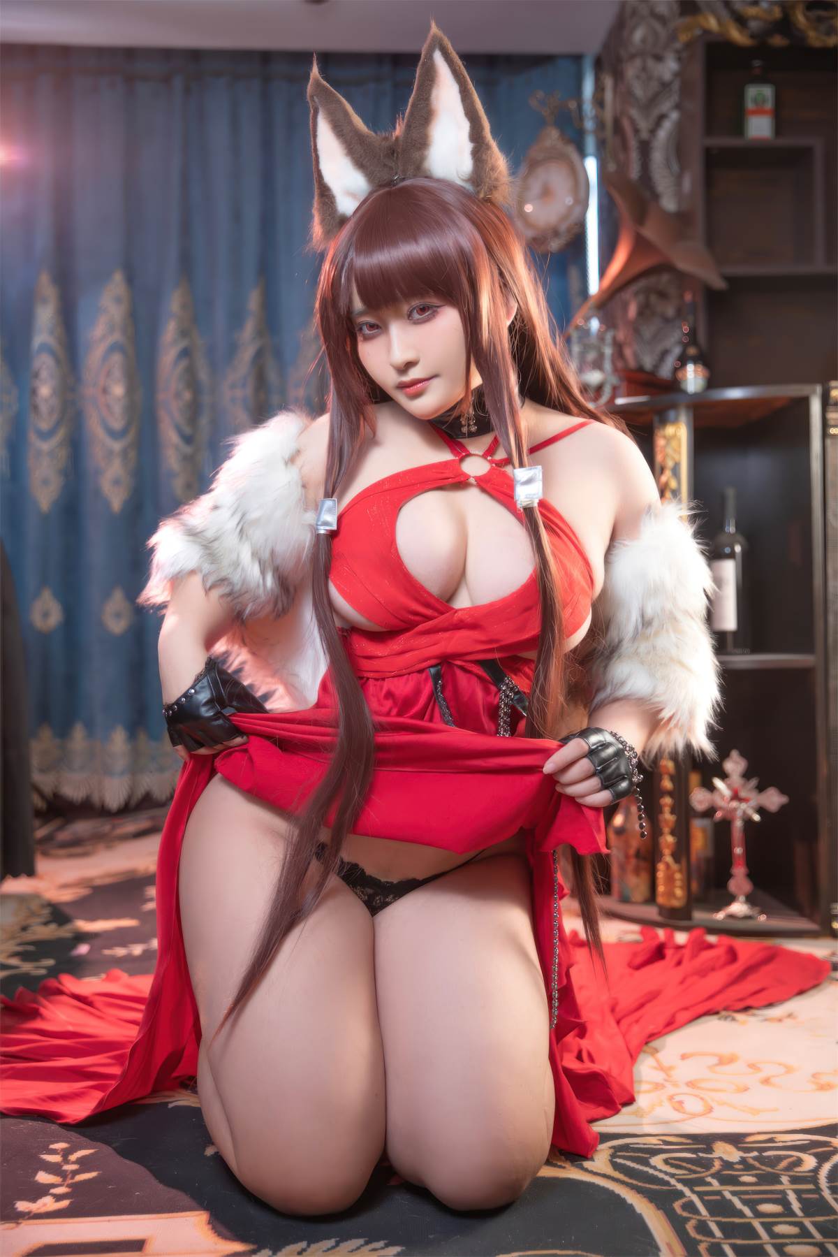 洛璃LoLiSAMA – 碧蓝航线 赤城 礼服 Cosplay-第1张