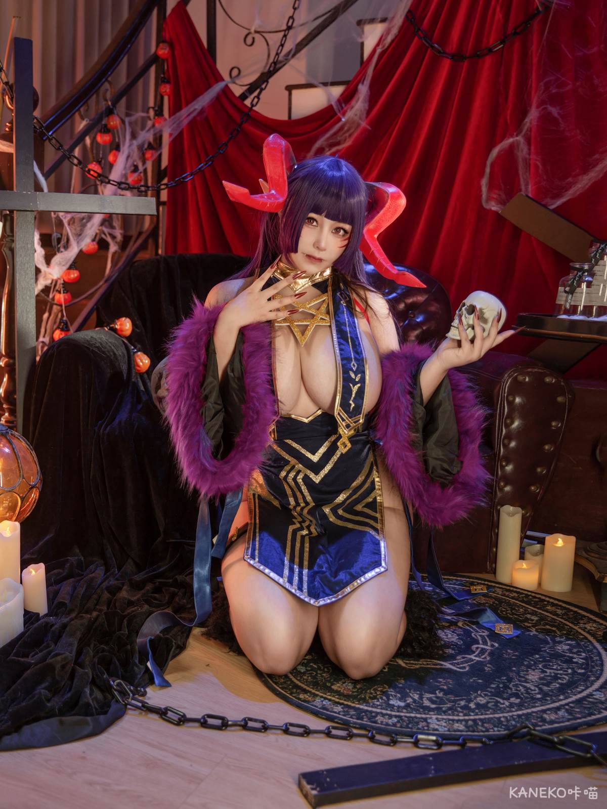 KANEKO_咔喵 – 天下布魔 撒旦 Cosplay-第1张