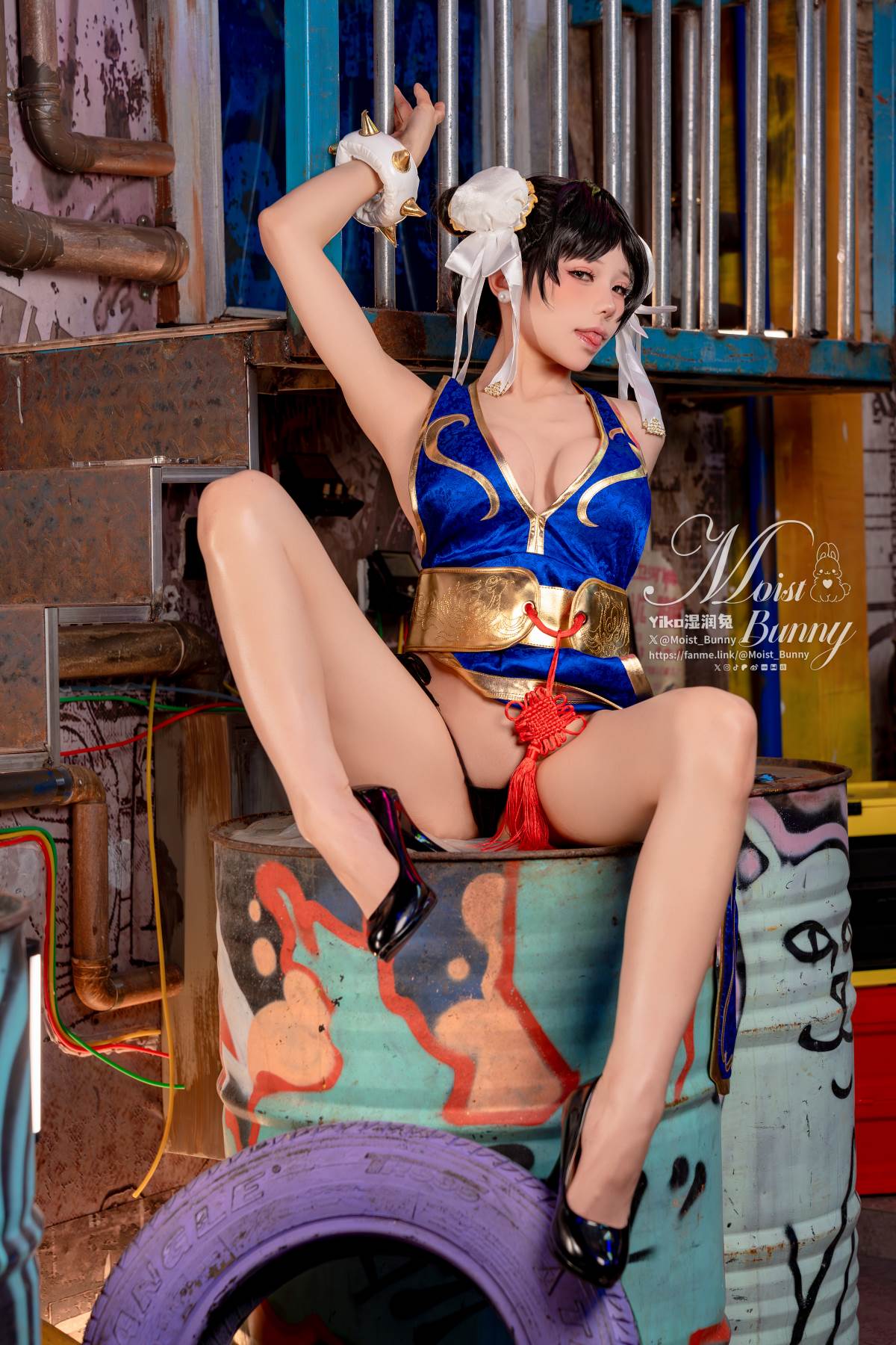 咬一口兔娘 – 街霸-春丽 Cosplay-第1张