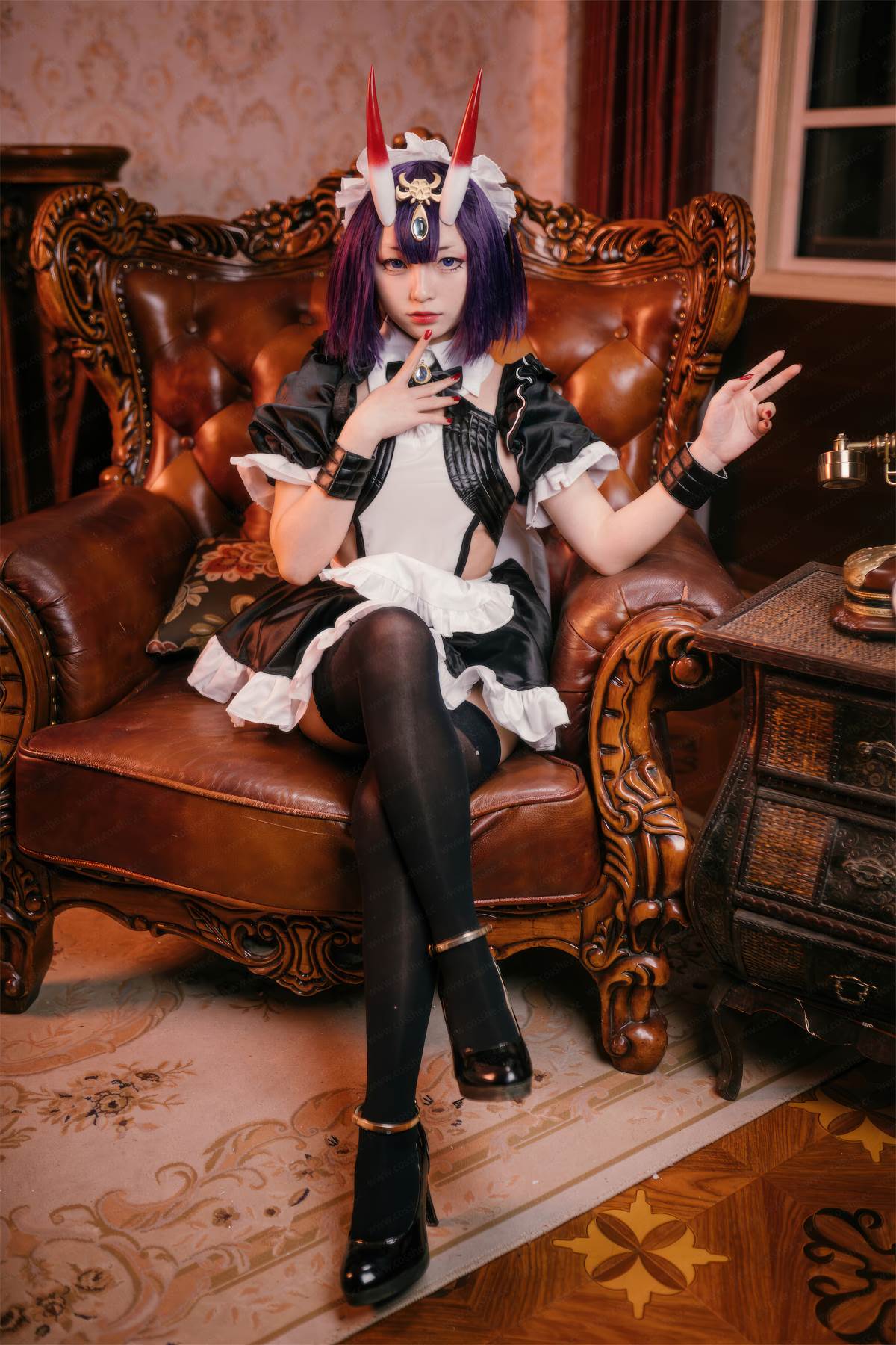 花铃 – 酒吞童子 女仆 Cosplay-第1张
