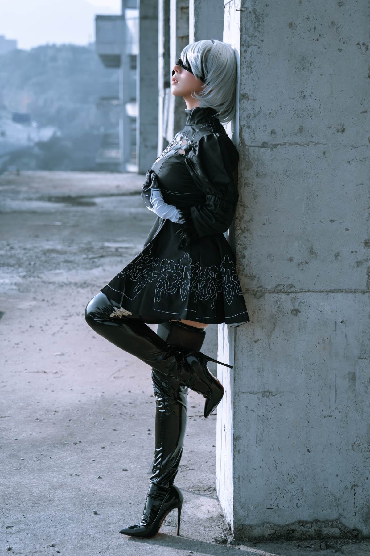 云溪溪 – 奶桃桃 2B YoRHa No.2 Type B 下 Cosplay-第1张