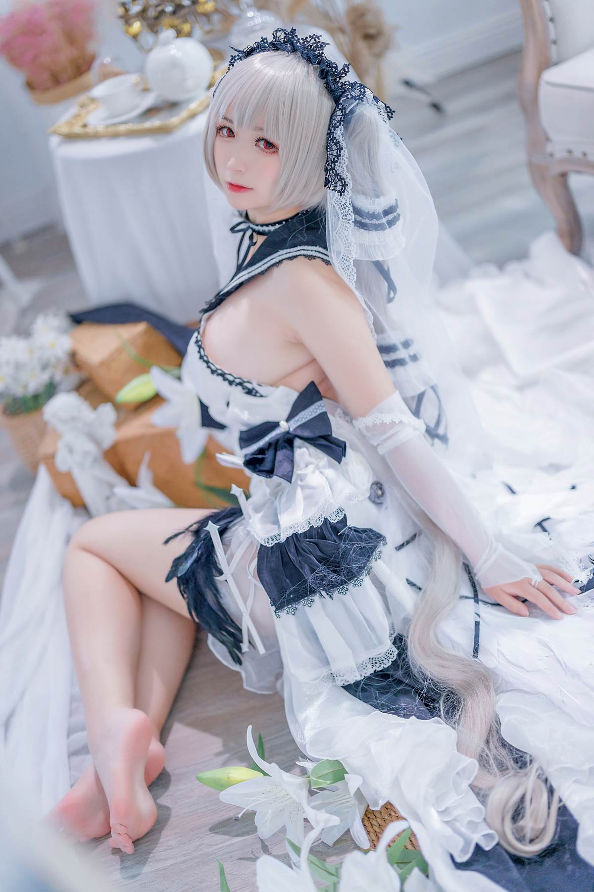 樱落酱w – 碧蓝航线 可畏 礼服 Cosplay-第1张