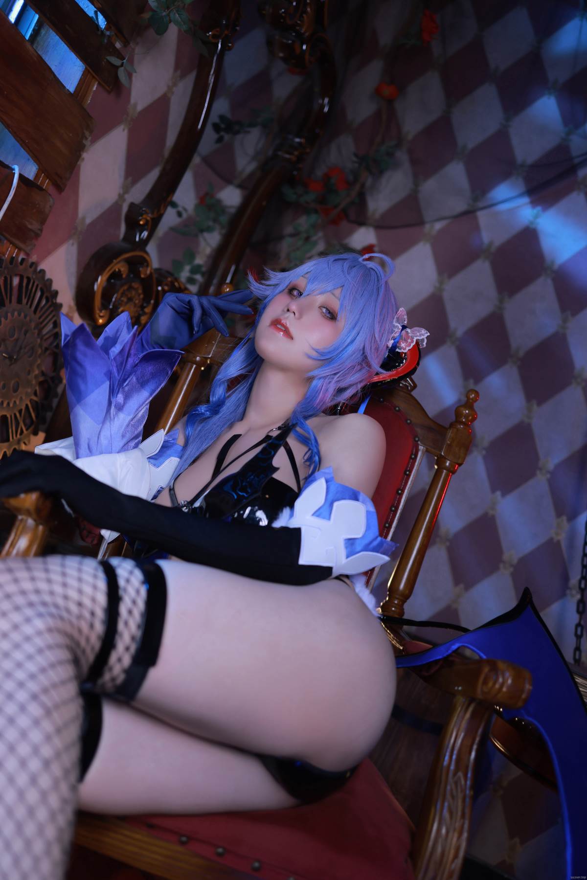 桜满三时 – 魅魔甘雨 Cosplay-第1张