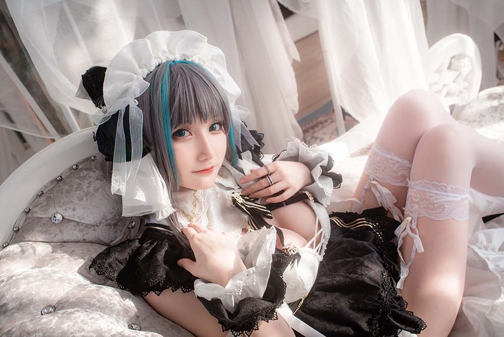 仙九Airi – 柴郡女仆 Cosplay-第1张