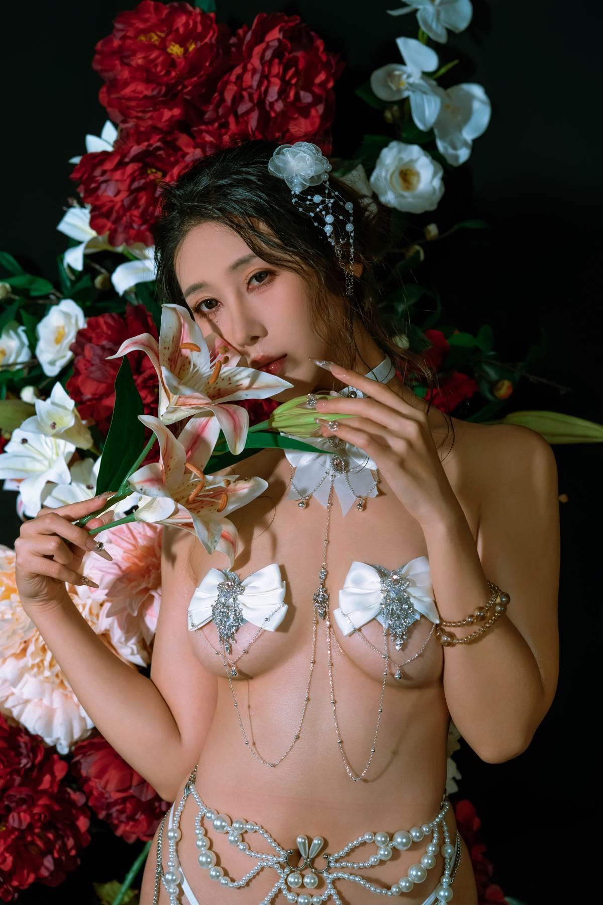 云溪溪 – 奶桃桃 珍珠 Cosplay-第1张