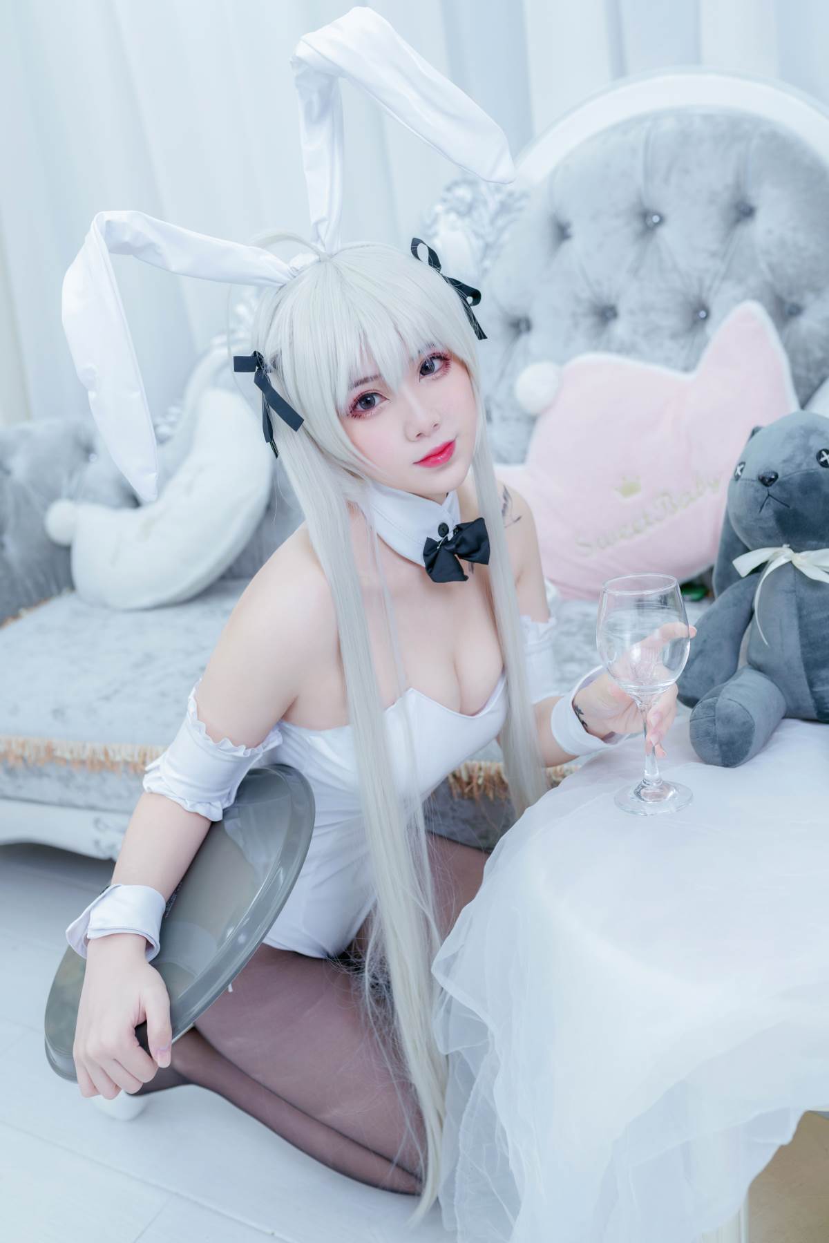 羊大真人 – 穹妹兔女郎 Cosplay-第1张
