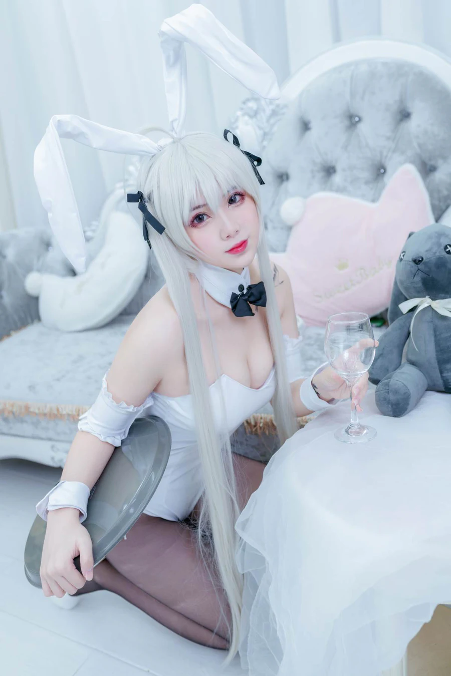 羊大真人 – 穹妹兔女郎 Cosplay-第1张