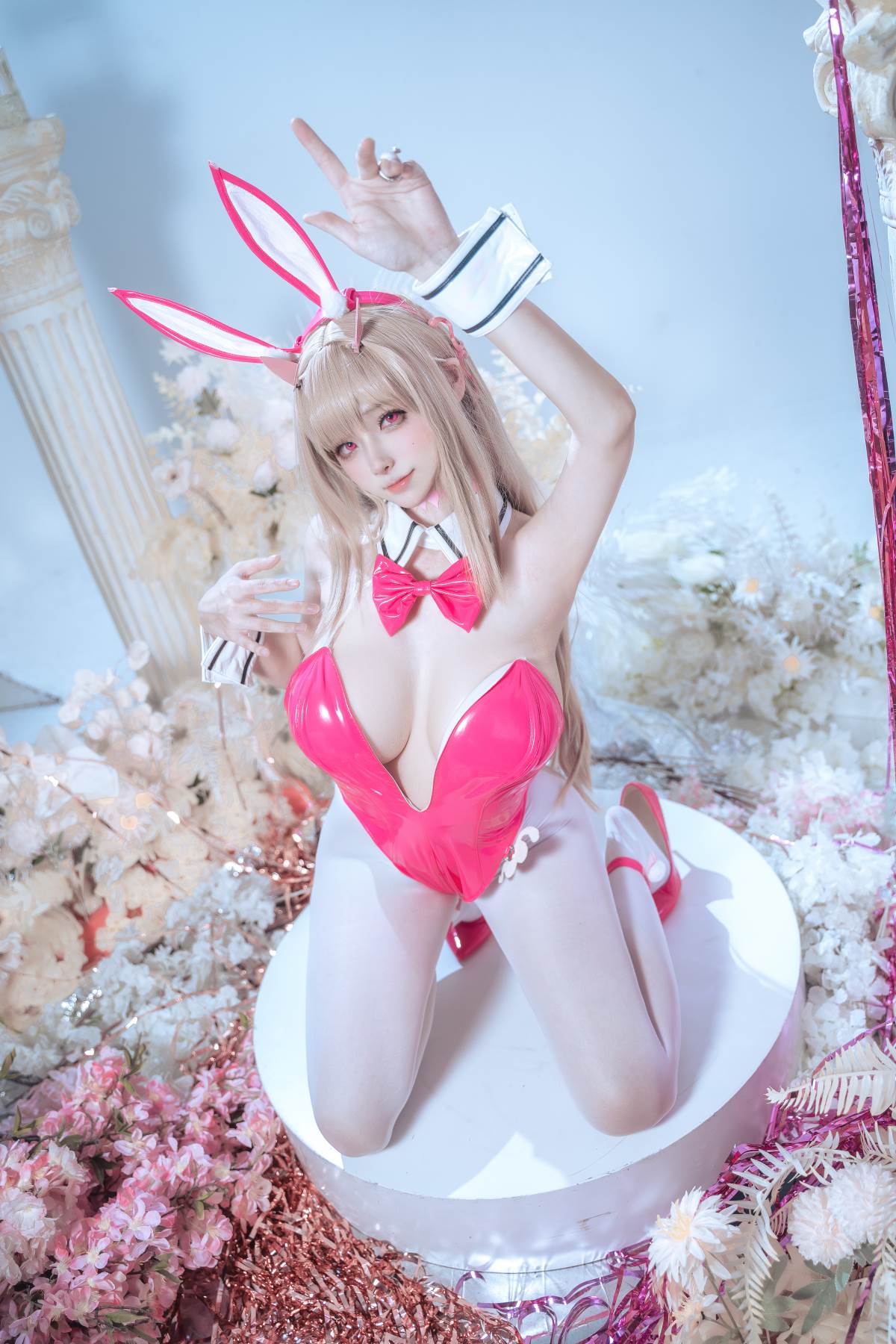 Seya-狮砸 – 胜利女神：妮姬 毒蛇 兔女郎 Cosplay-第1张