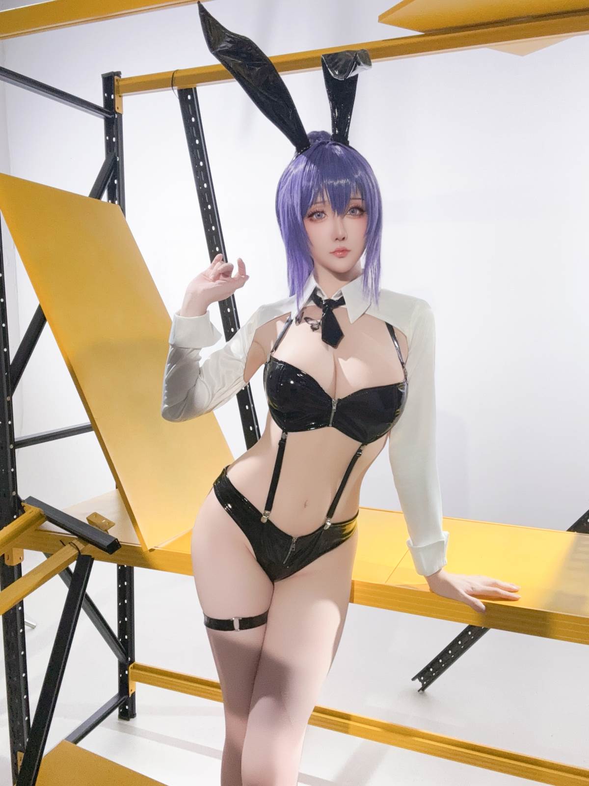 星之迟迟 – 画师同人 尤娜兔女郎 Cosplay-第1张