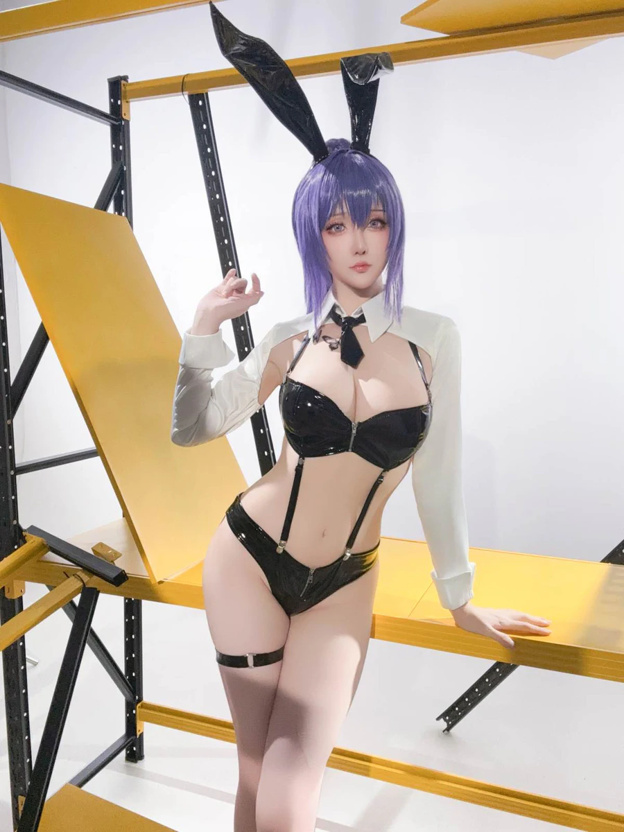 星之迟迟 – 画师同人 尤娜兔女郎 Cosplay-第1张