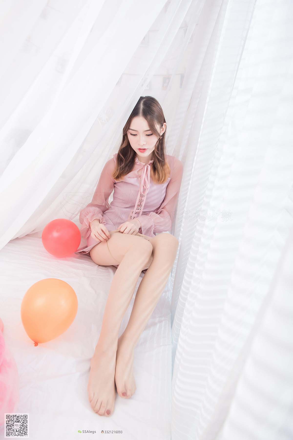 [SSA丝社]NO.027 小琪琪肉色开档丝袜_清纯美女的诱惑 SSA丝社-第2张