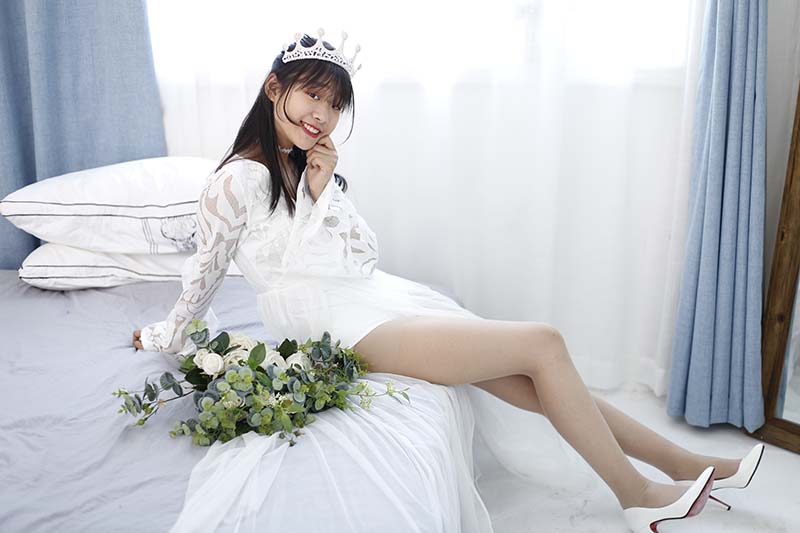 奈丝写真 NO.089 蛋白粉-轻透纱裙 奈丝写真-第1张