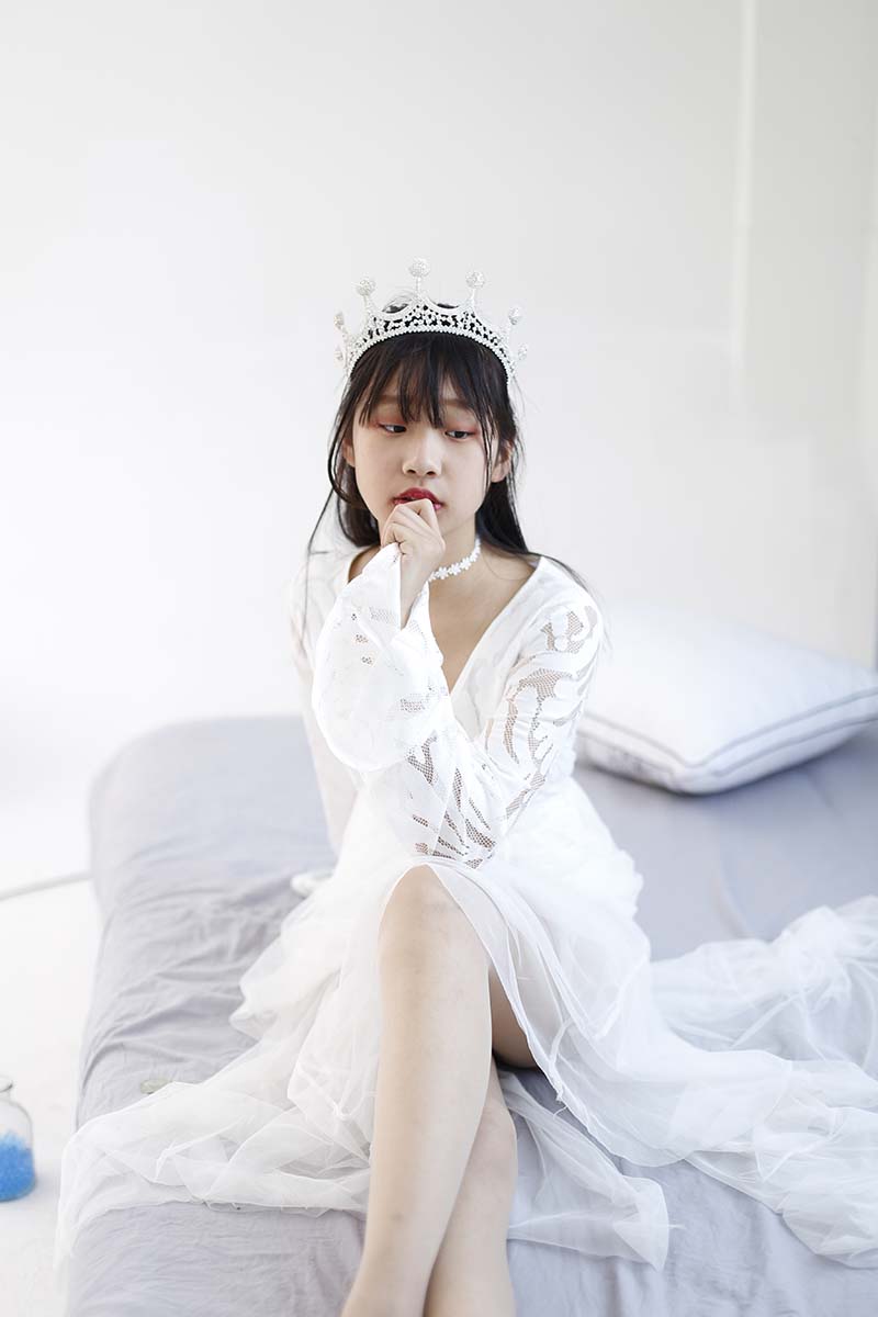 奈丝写真 NO.089 蛋白粉-轻透纱裙 奈丝写真-第2张