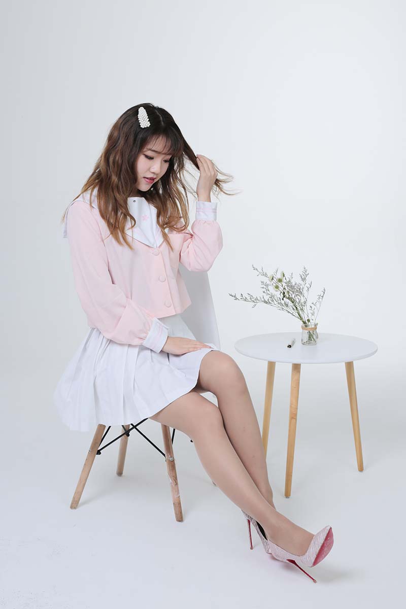 奈丝写真 NO.071 高高-粉色JK制服 奈丝写真-第1张