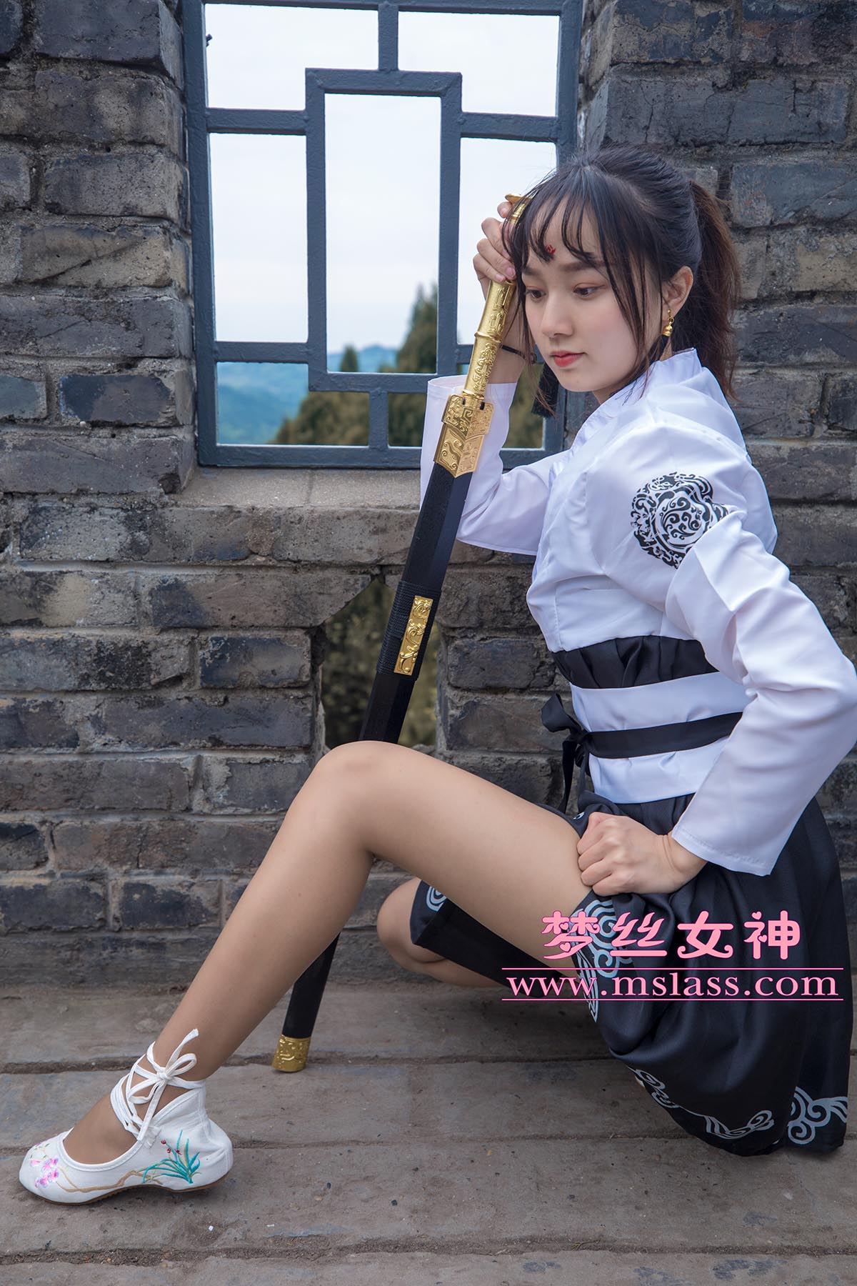 [MSLASS梦丝女神]2019.05.02 NO.004 女侠之剑（下）玥玥 MSLASS梦丝女神-第1张