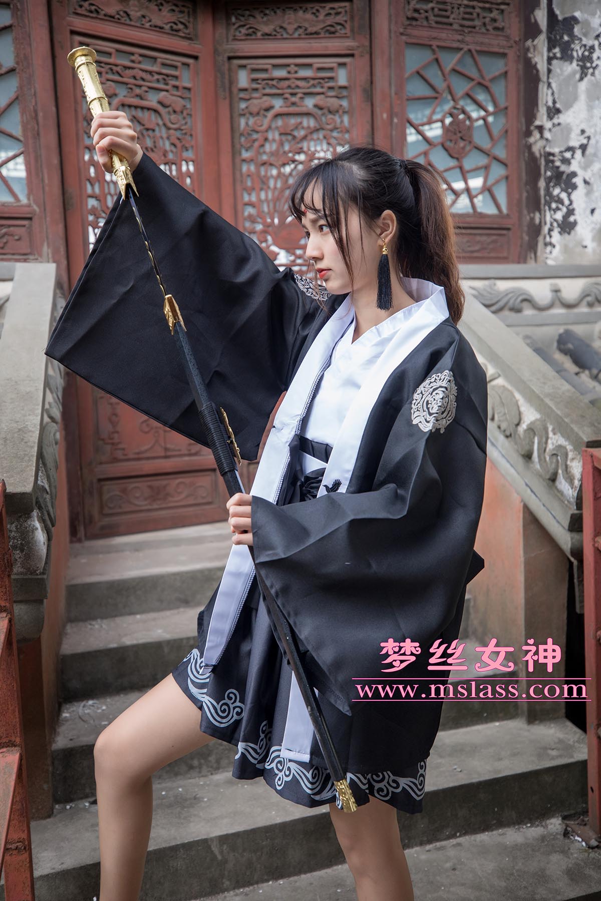 [MSLASS梦丝女神]2019.05.02 NO.003 女侠之剑（上）玥玥 MSLASS梦丝女神-第1张