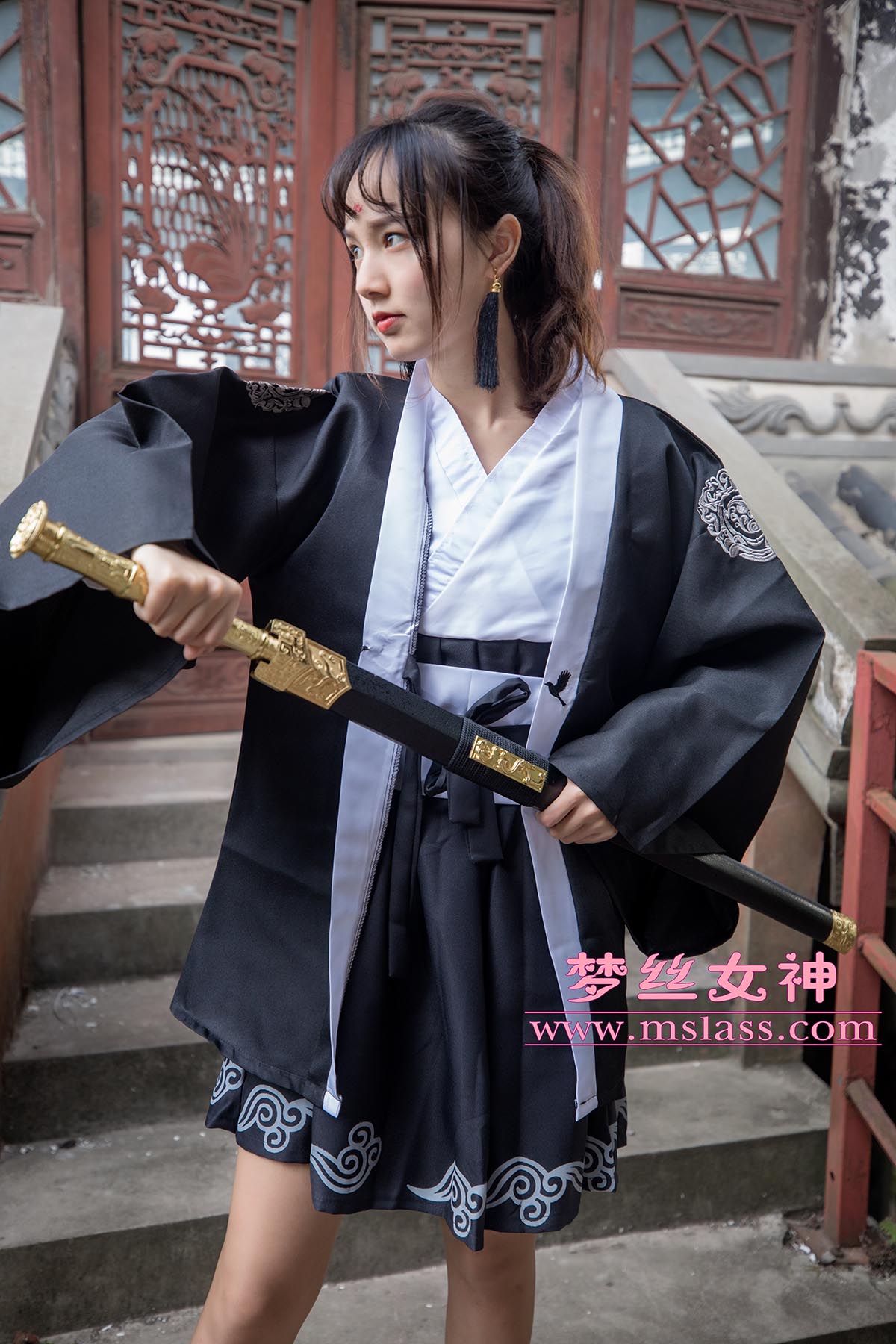 [MSLASS梦丝女神]2019.05.02 NO.003 女侠之剑（上）玥玥 MSLASS梦丝女神-第2张